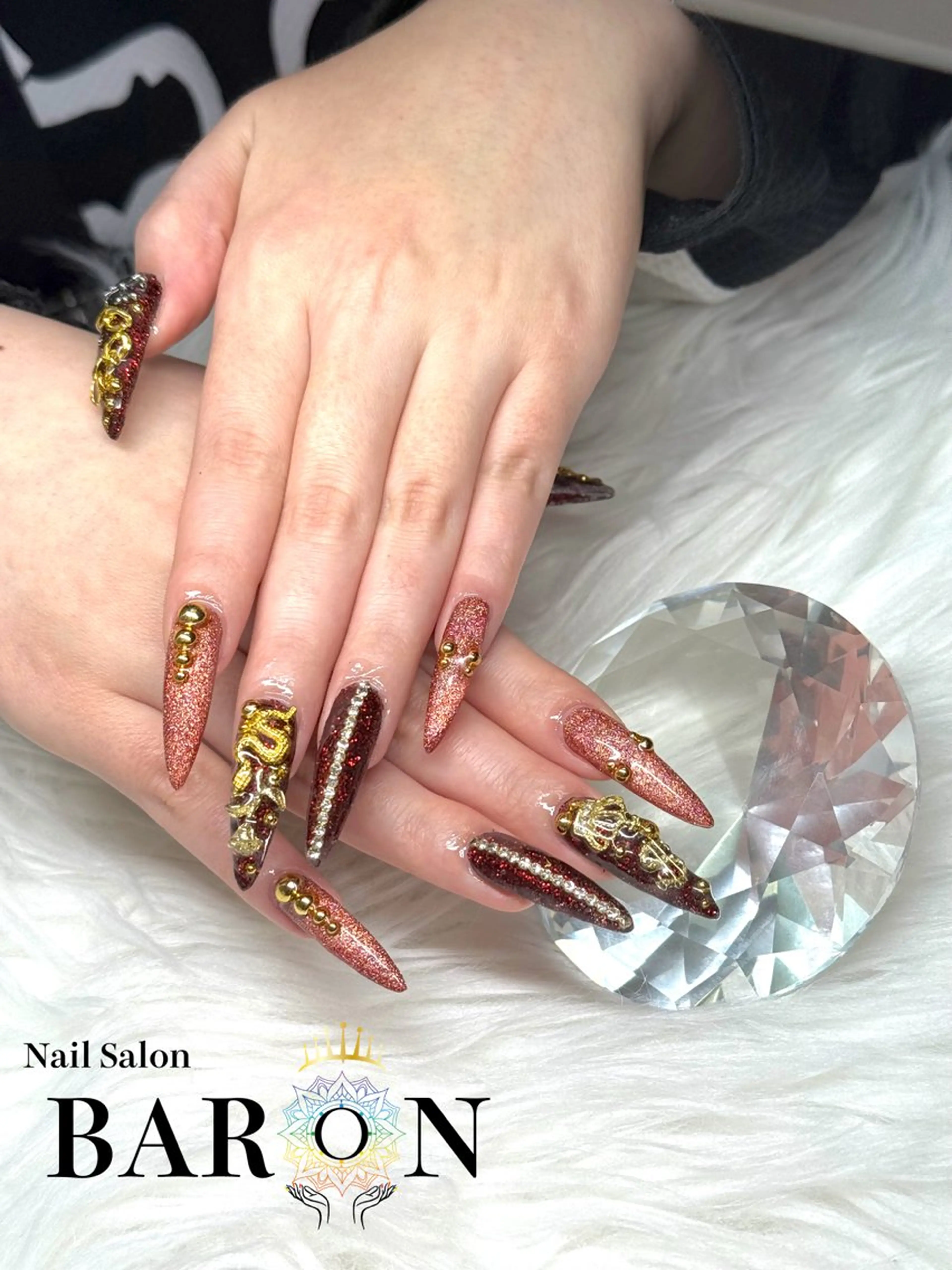 ネイル ハンドネイル BARON本厚木店 🐹RIN🐹のネイルデザイン