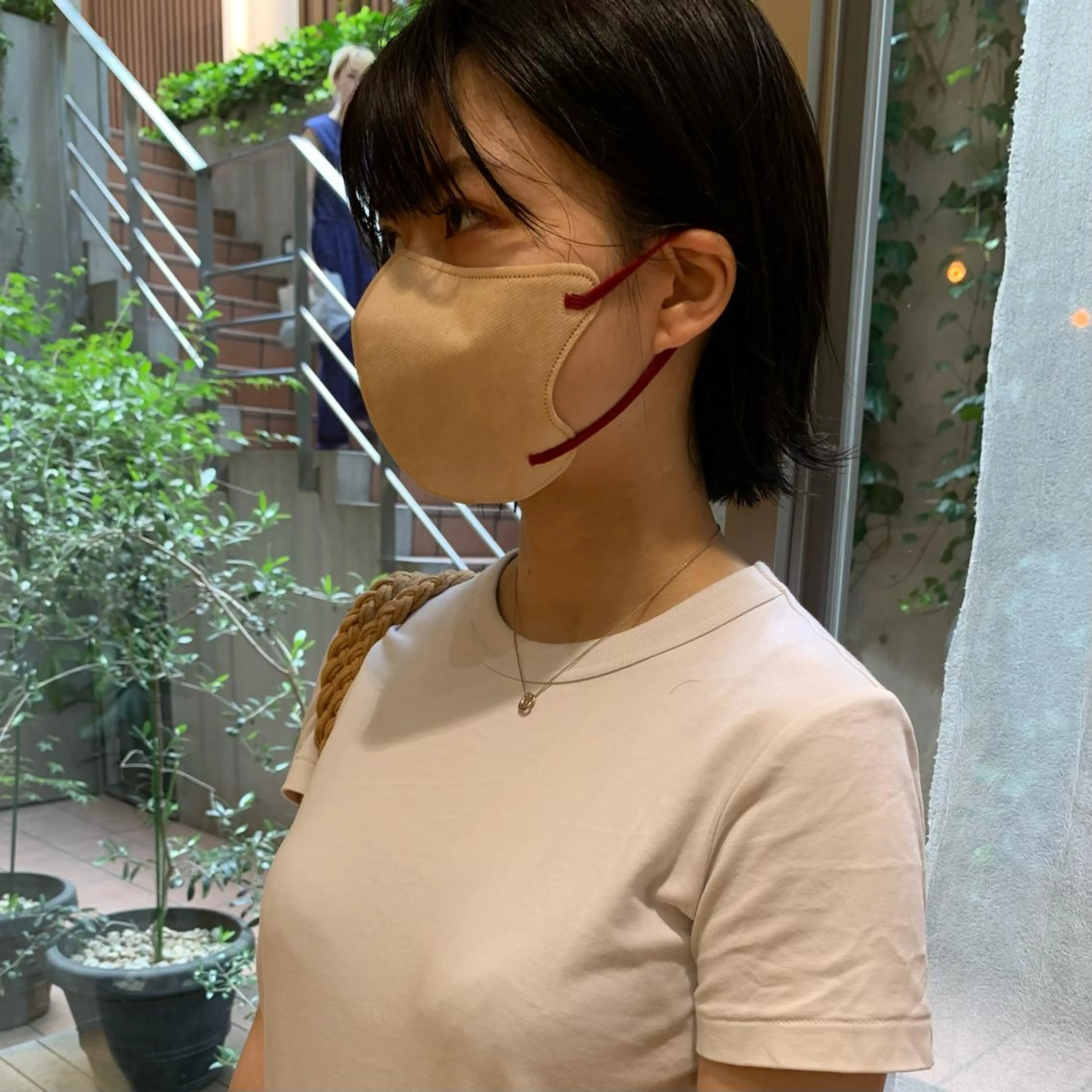 ショート タンバルモリパーマ 礒井メンキのヘアスタイル