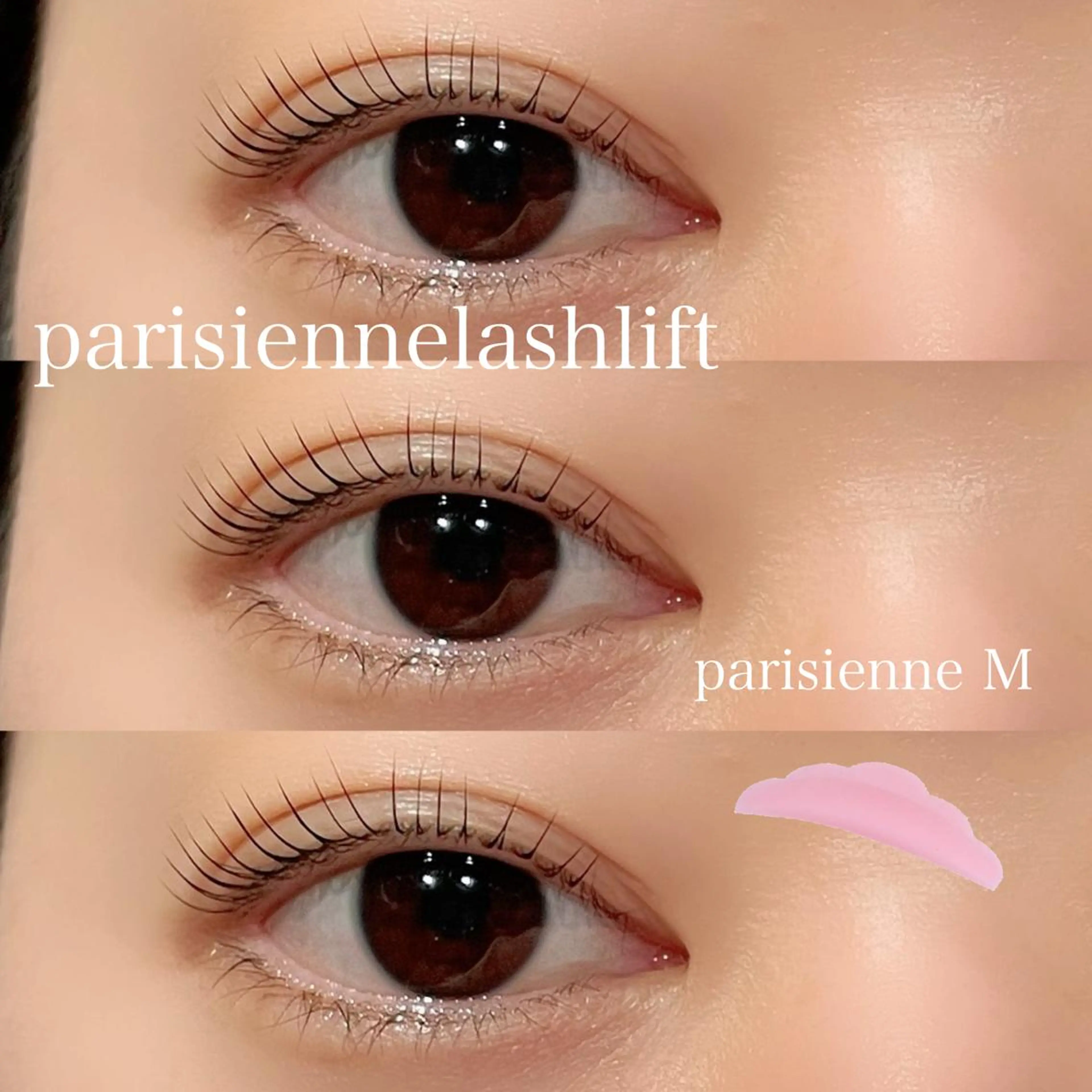 マツエク・マツパ パリジェンヌラッシュリフト マツパ Ayaka 【パリジェンヌ】のマツエク・マツパデザイン