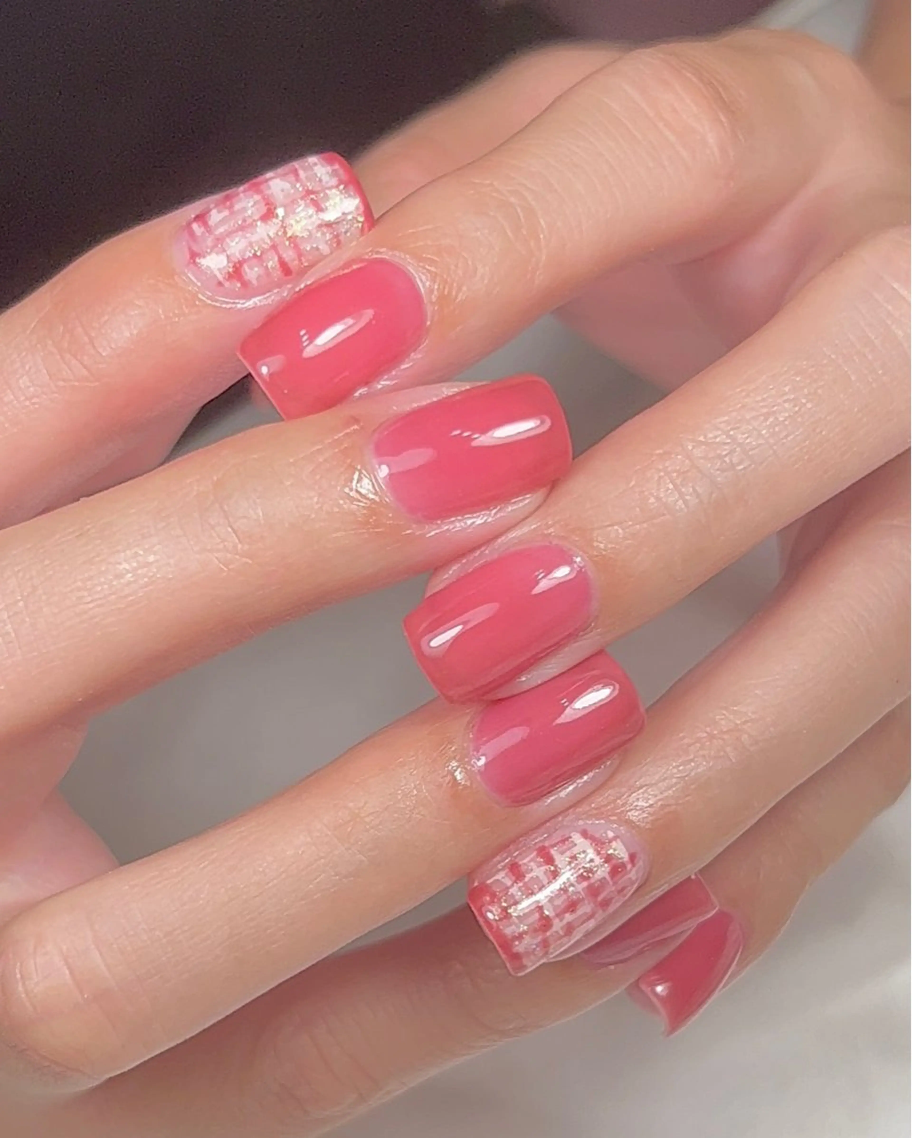 ネイル ツイードネイル Nail Salon .Lalahのネイルデザイン