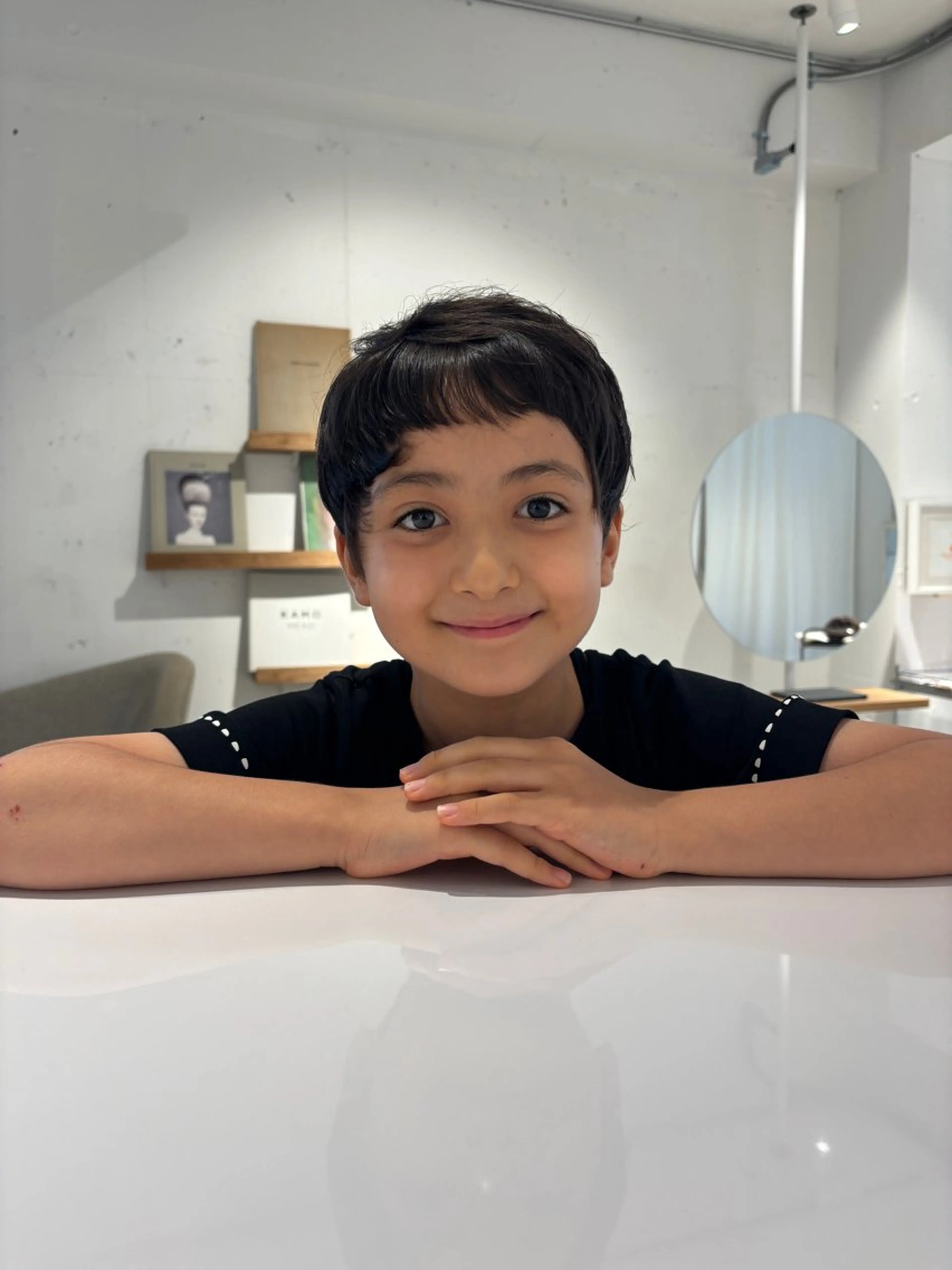 ショート キッズ ショートヘア 薬院浄水通/ショート /ボブ/rukaのヘアスタイル