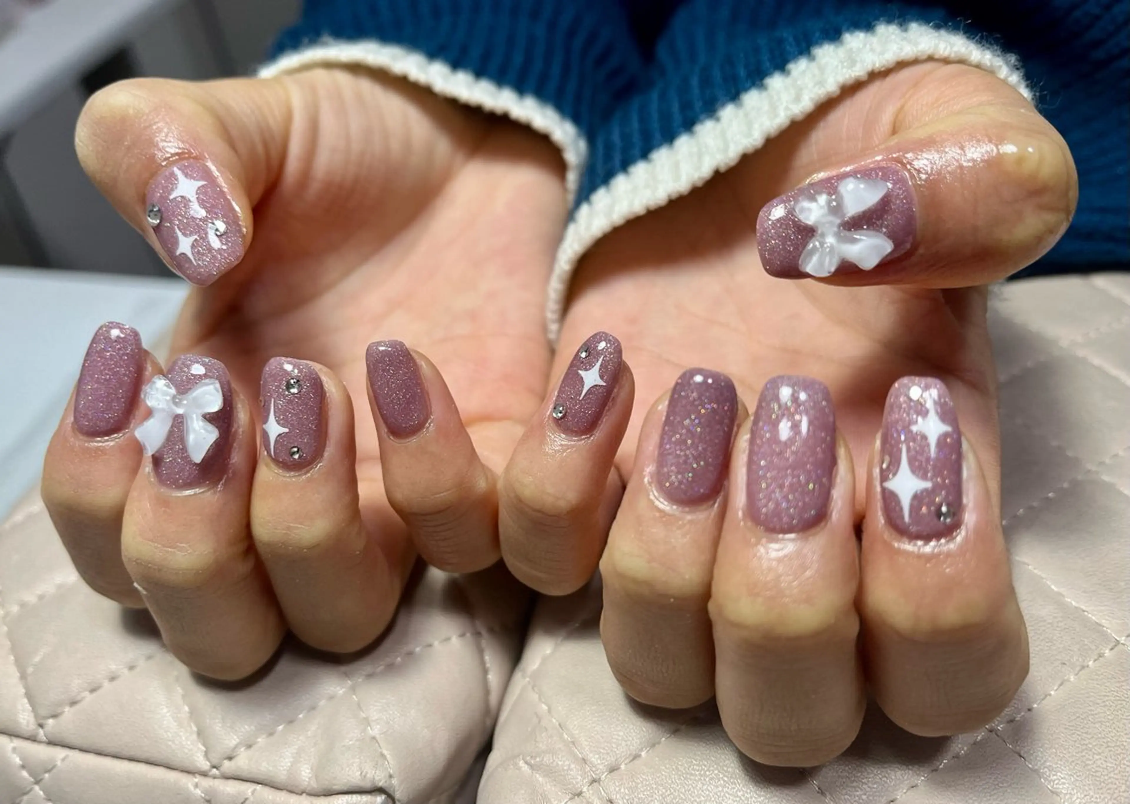 ネイル ハンドネイル goldgleams ちなのネイルデザイン