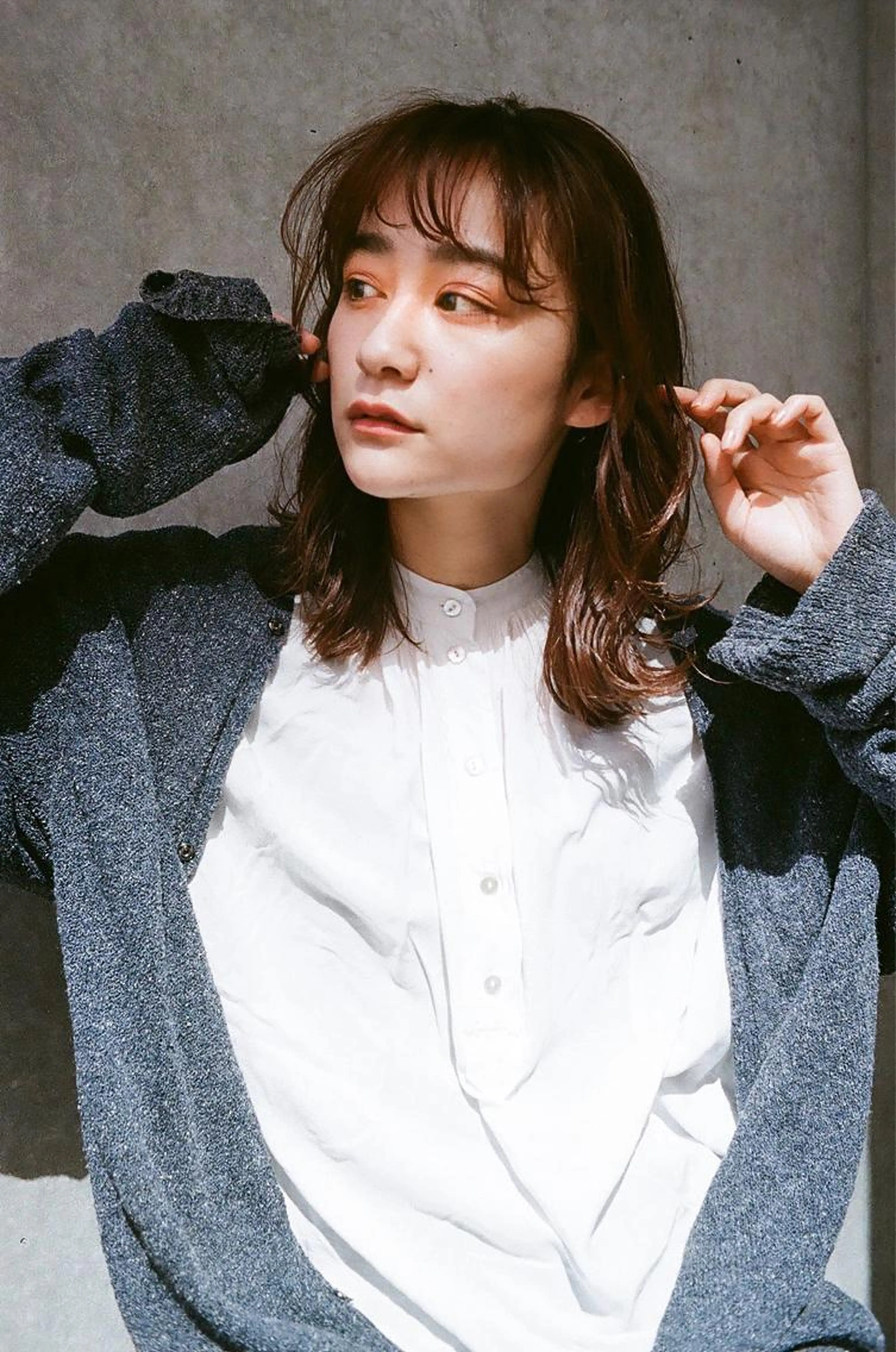 【赤み消し】ブリーチなしダブルカラー＋髪質改善トリートメントの写真