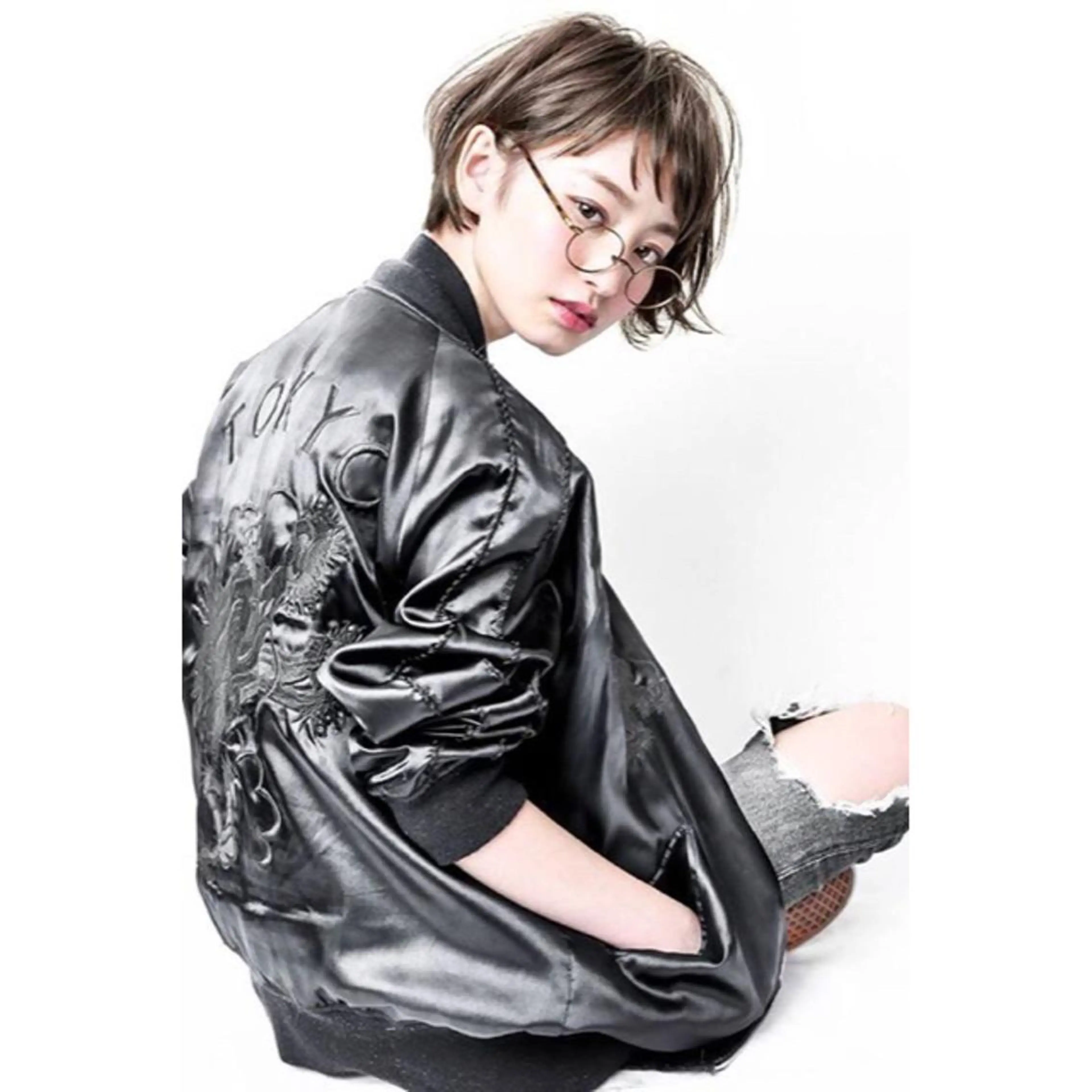 ショート ショートヘア 外ハネヘア Breath   beauu GIRL所属・千葉 絵里花のヘアスタイル