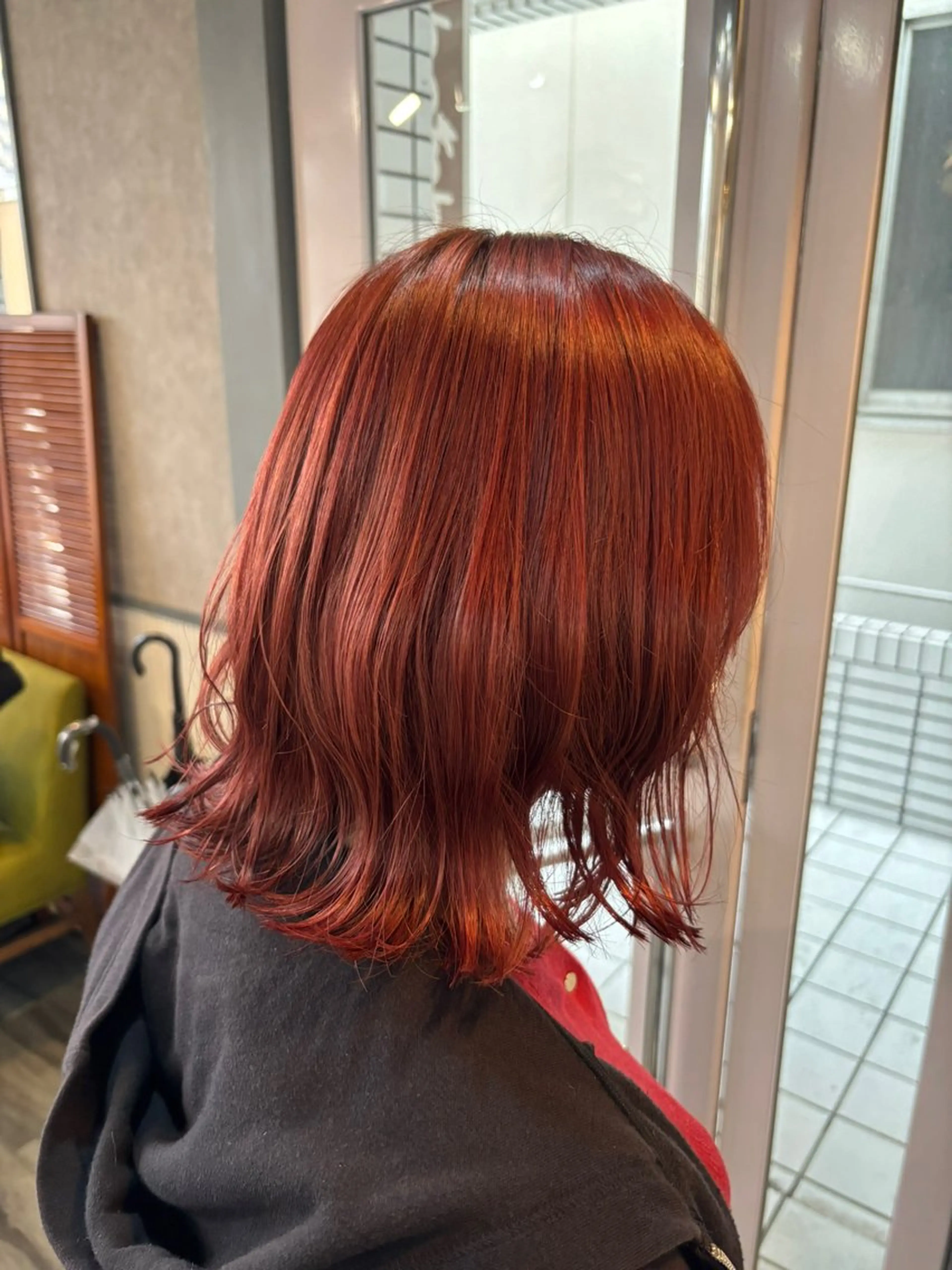 ミディアム カラー ボブ bambi所属・杉山 晃太のヘアスタイル