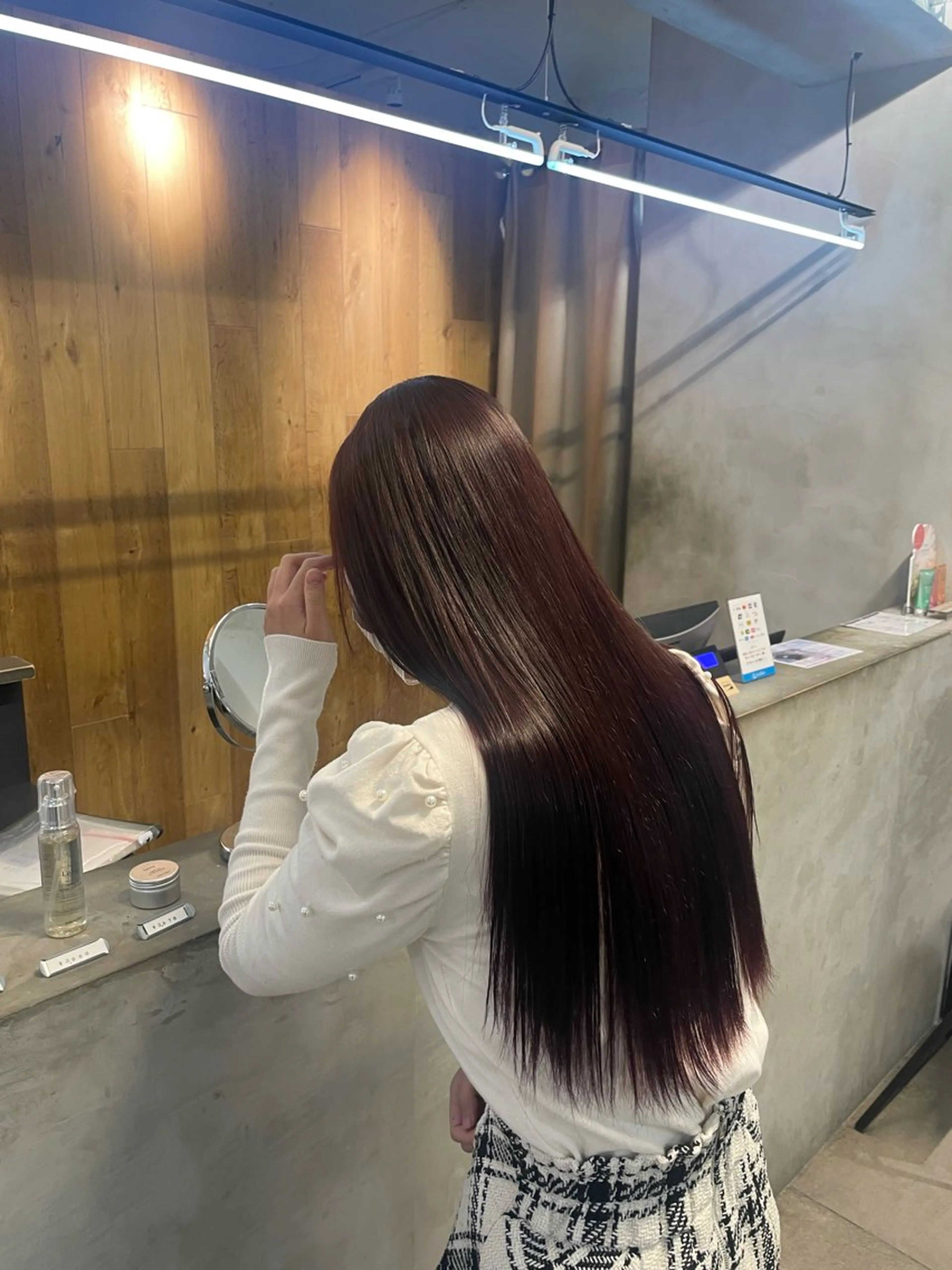 カラー とば みゆうのヘアスタイル