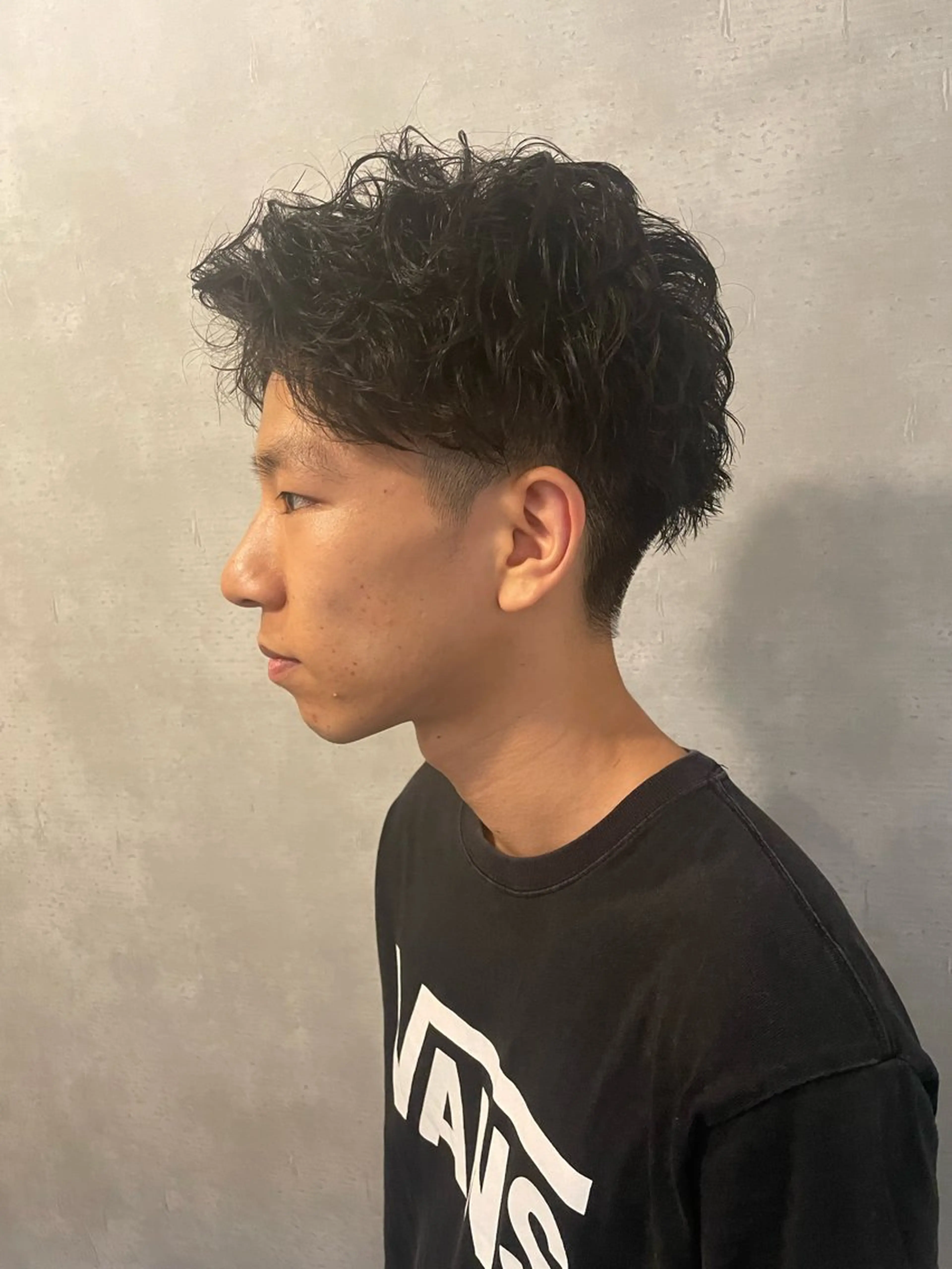 パーマ メンズ カット ヘアセット フリーランスシェアサロンルレイル所属・心斎橋/メンズ /ルレイル/地形真希のヘアスタイル