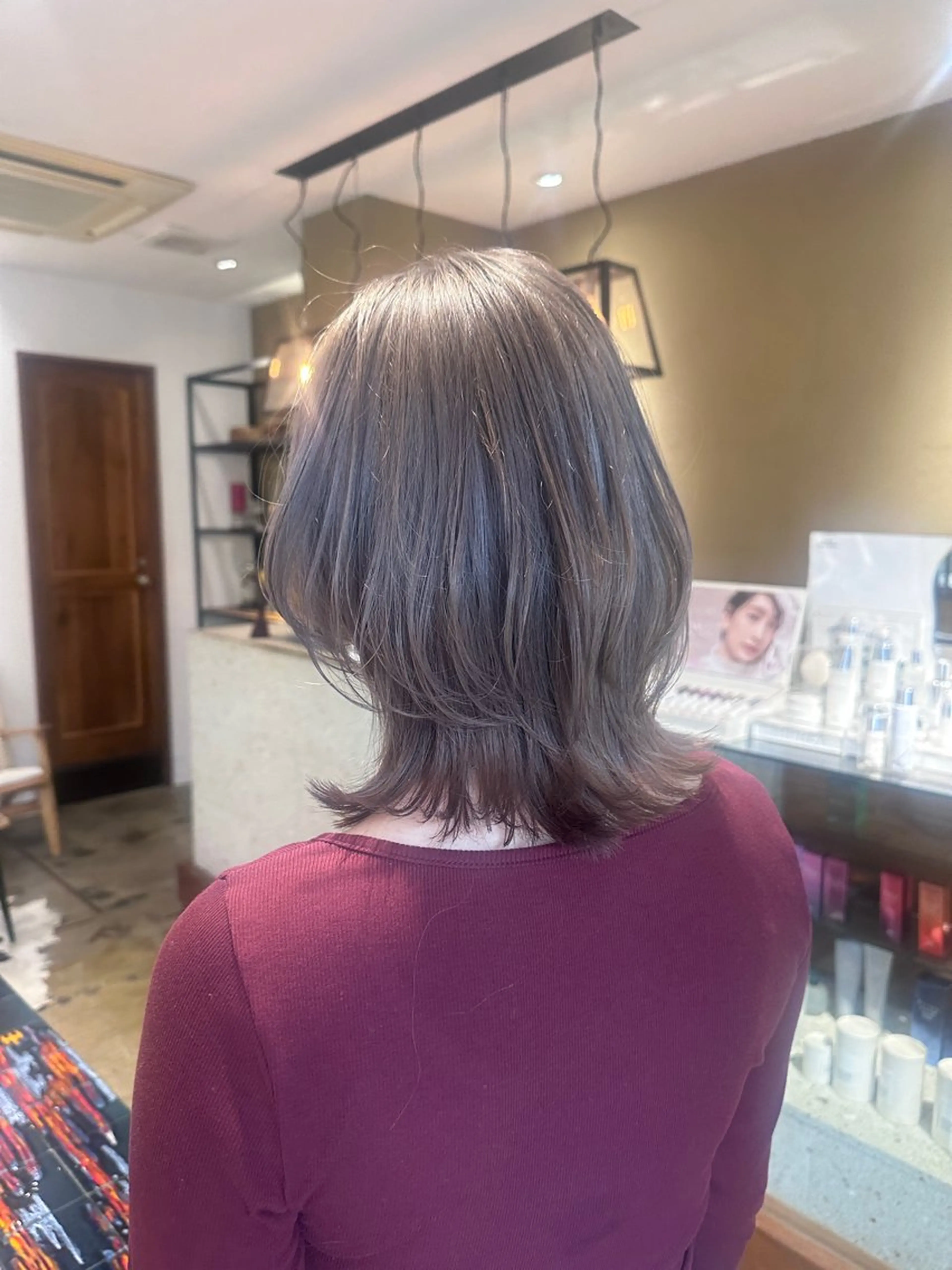 カラー YUI/レイヤー/ ハッシュカットのヘアスタイル