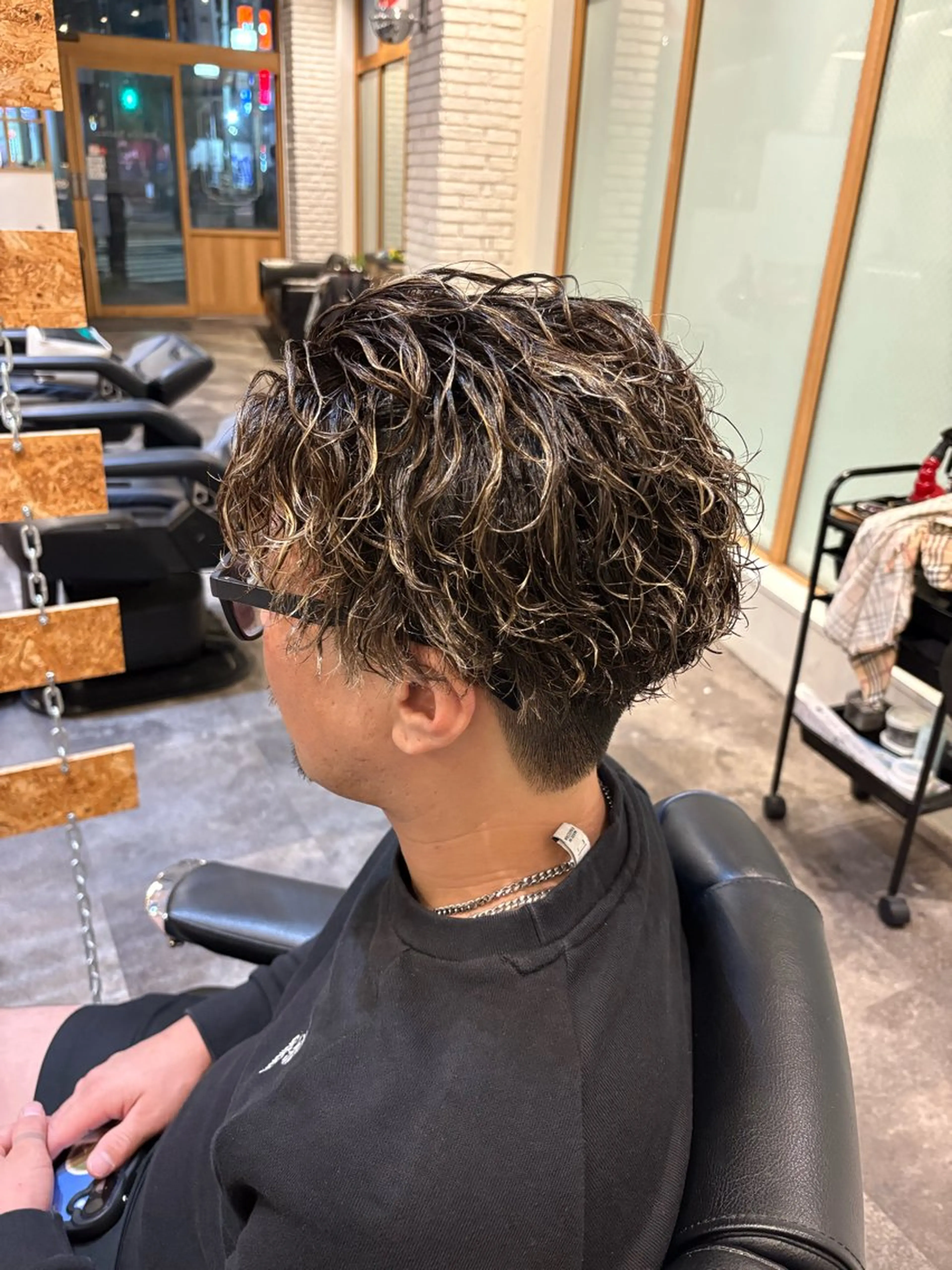 パーマ メンズ smilehair国分寺店所属・💈barber 中根 龍星のヘアスタイル