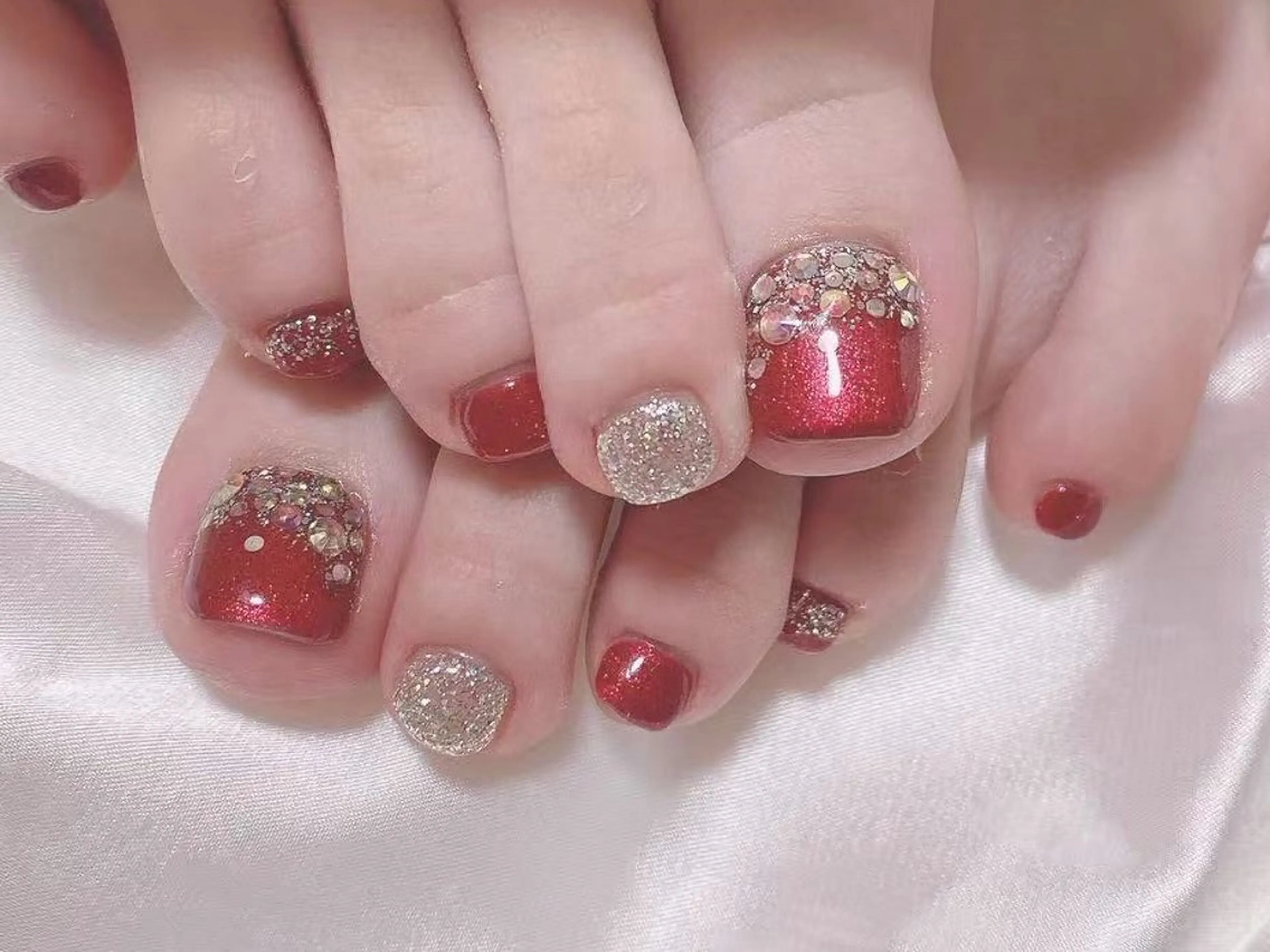 ネイル フットネイル ジョリ kasumi🌹💅のネイルデザイン