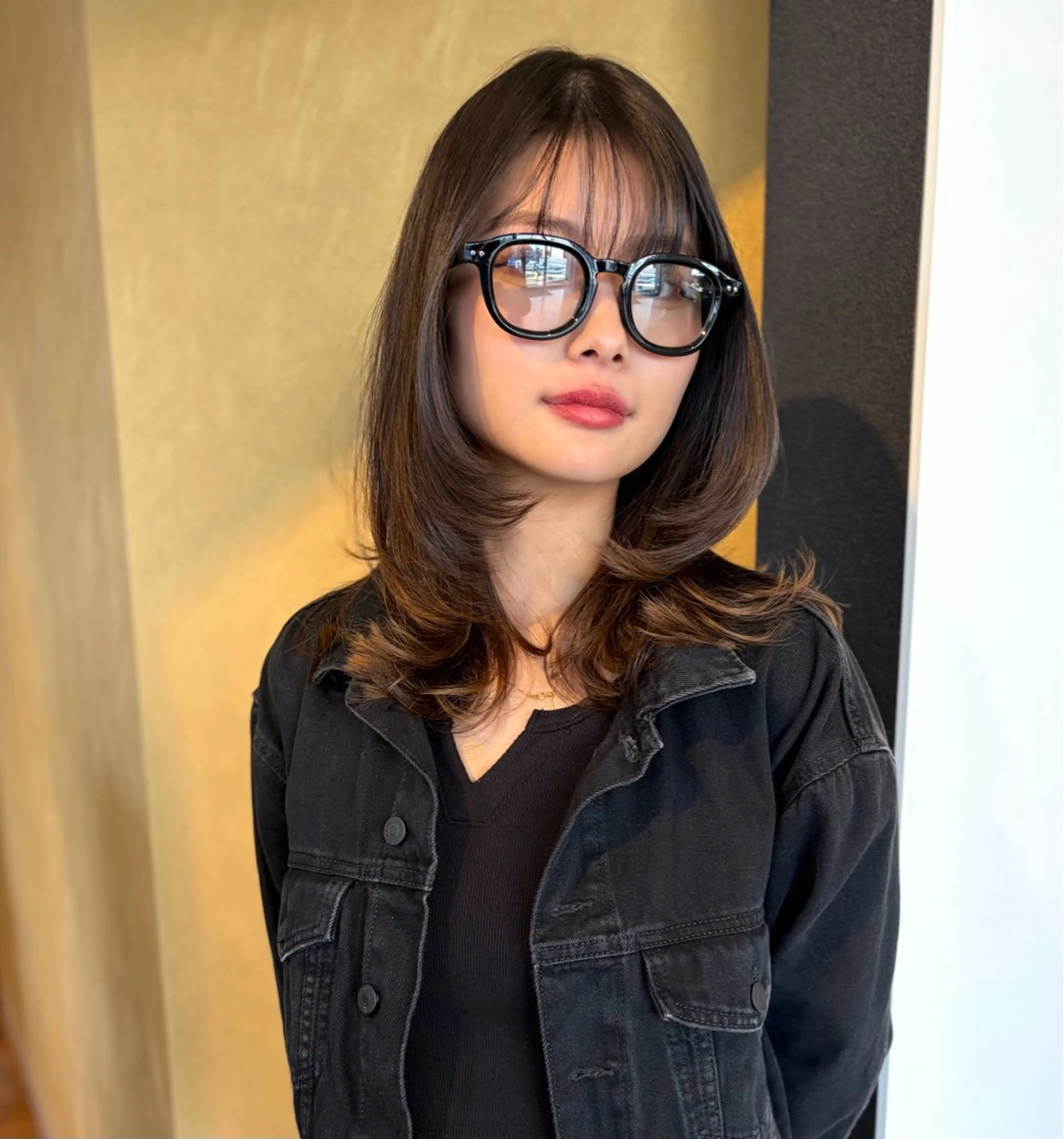 ミディアム 髪質改善 レイヤーカット 似合わせカット トリートメント 辻 那美樹/似合わせ ヘア/髪質改善のヘアスタイル