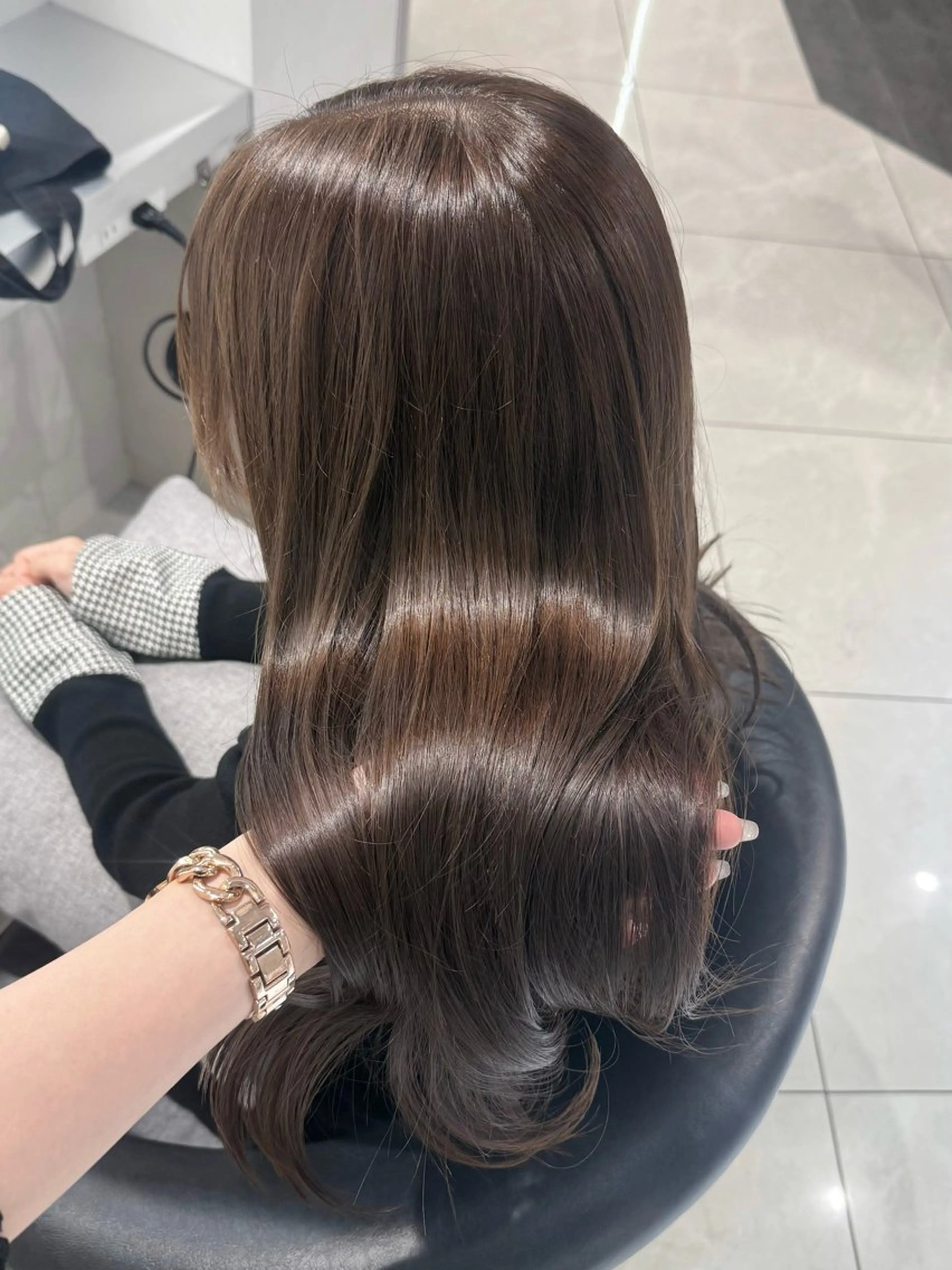 ロング ロング カット ヘアカラー トリートメント 韓国ヘア×艶髪🎀 池袋/Rina🩶のヘアスタイル