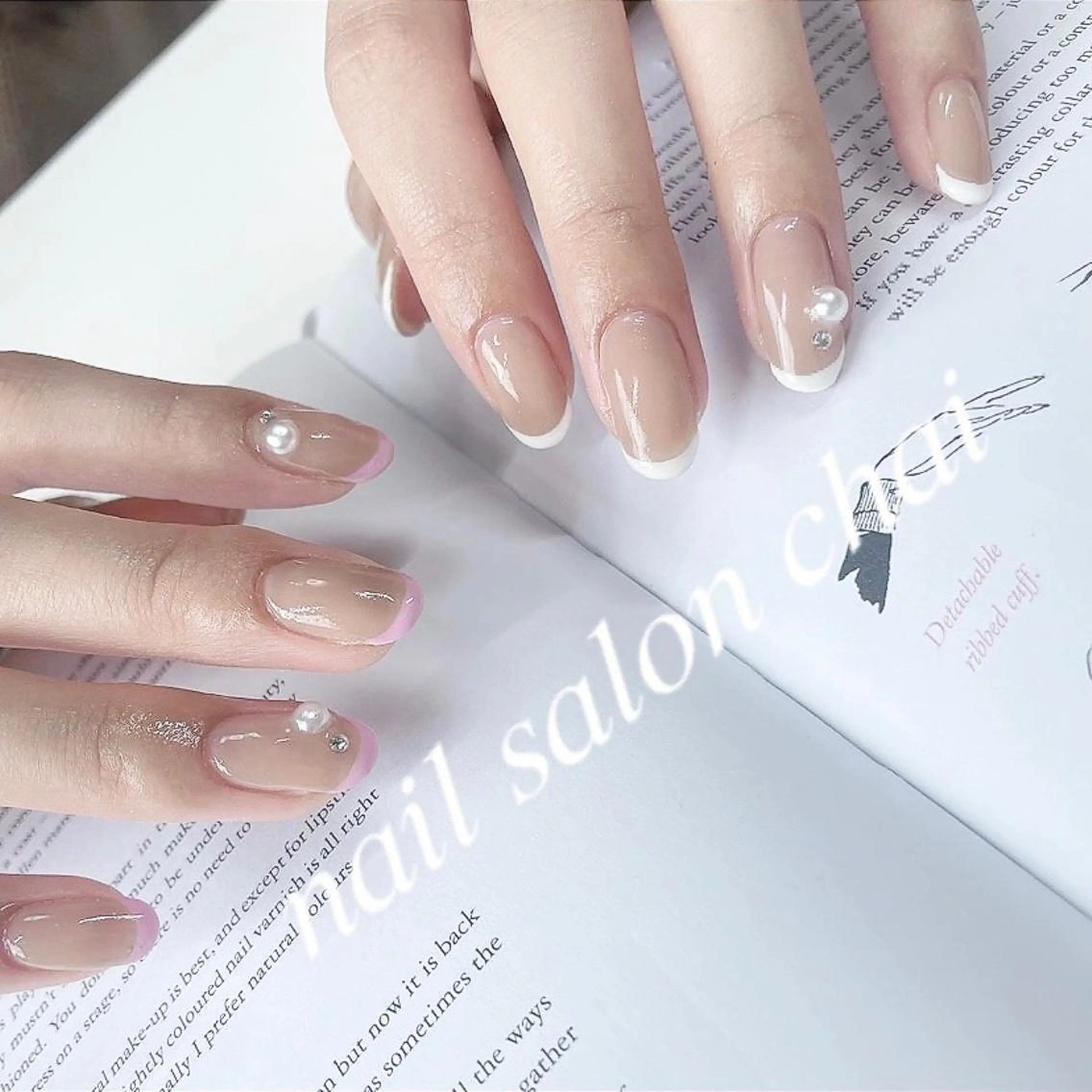 ネイル フレンチネイル nail salon chai 上本町のネイルデザイン