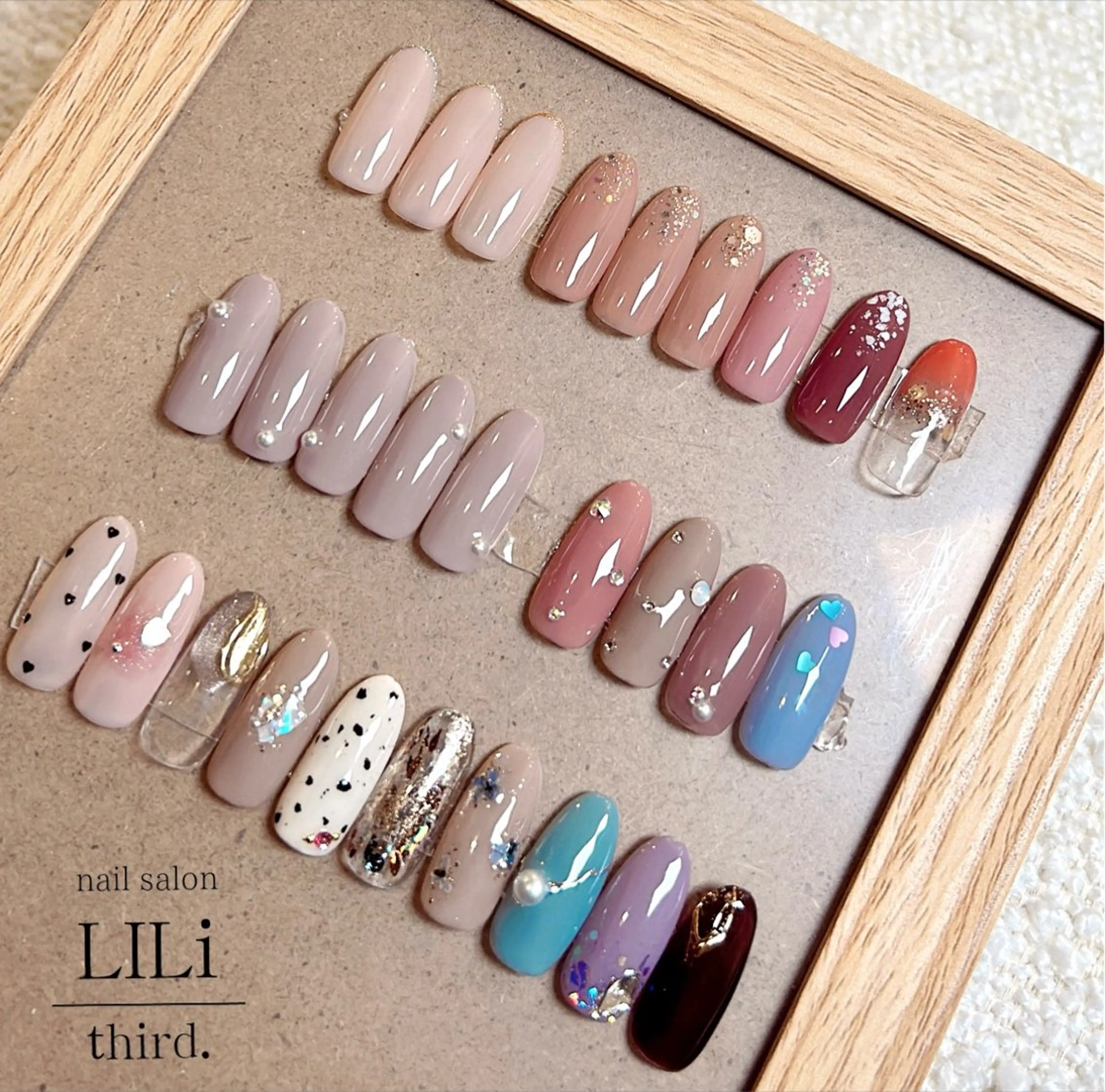ネイル アートネイル オフィスネイル ワンカラーネイル シンプルネイル nail salon LILi third.所属・Saya ᵕ̈*のネイルデザイン
