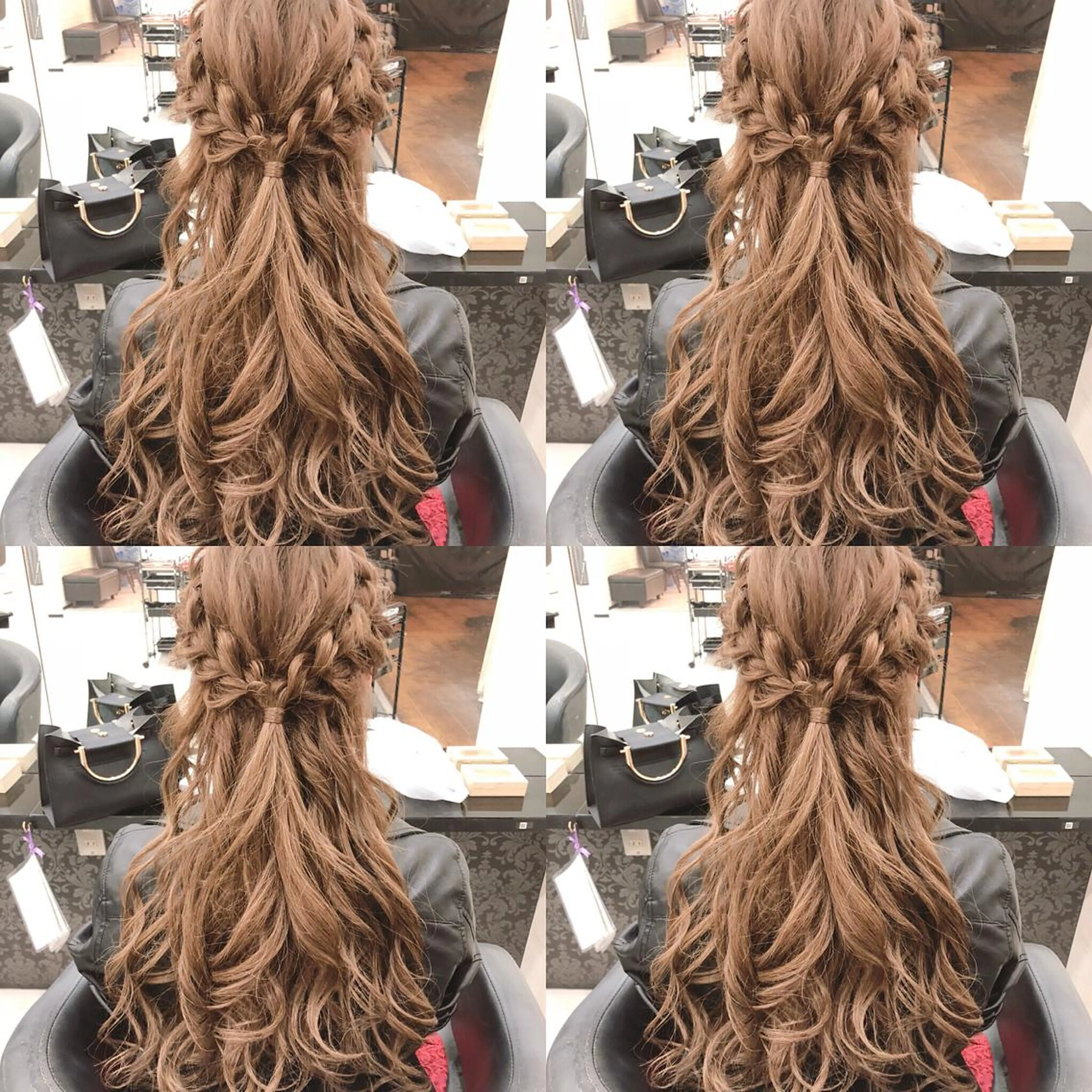 ロング ヘアアレンジ ハーフアップ ヘアセット 🌷MAYU 🌷のヘアスタイル