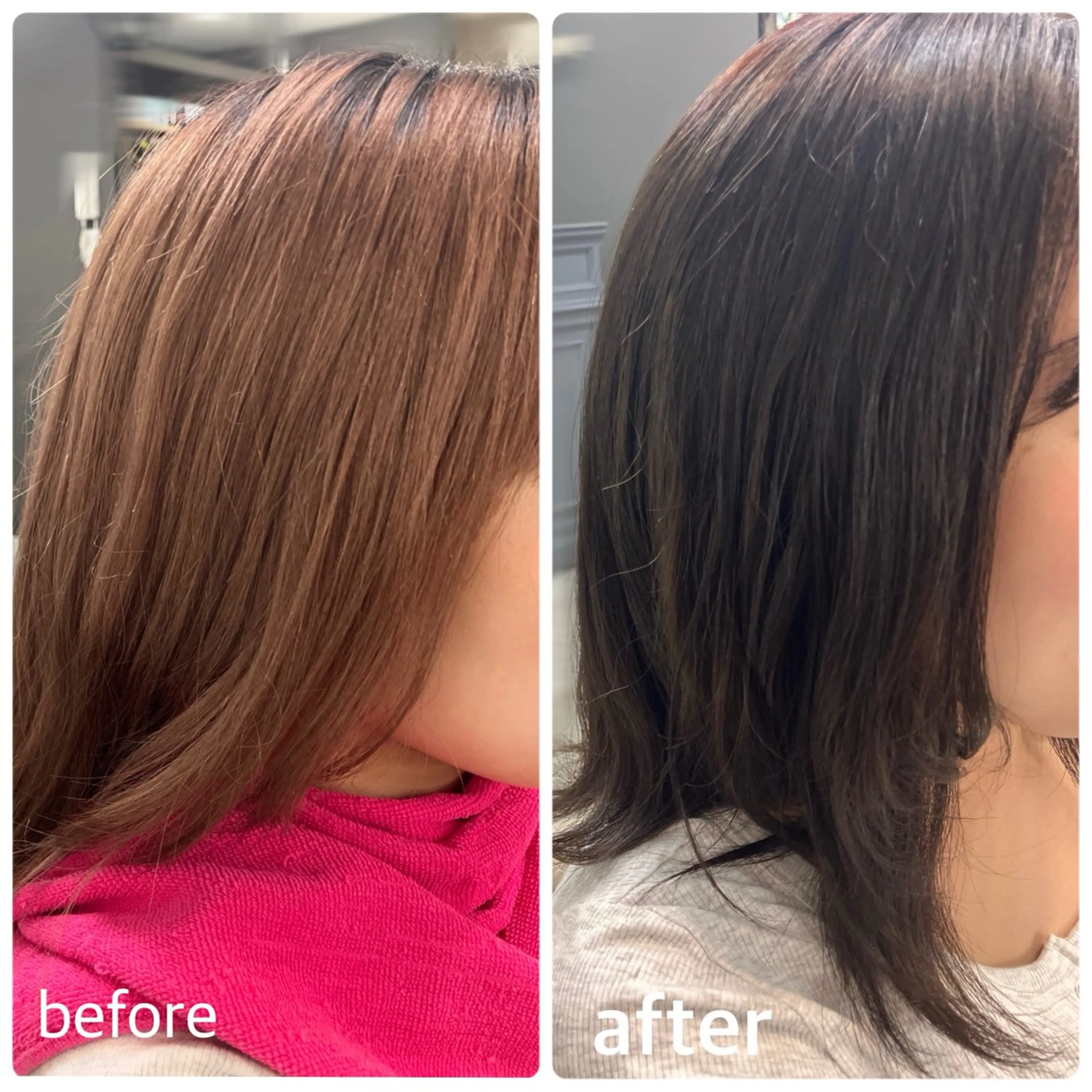 セミロング カラー ブラウンカラー ハイトーンカラー ヘアカラー LaLa Zipangu所属・モデル募集/lala _osawa🐳🫧のヘアスタイル