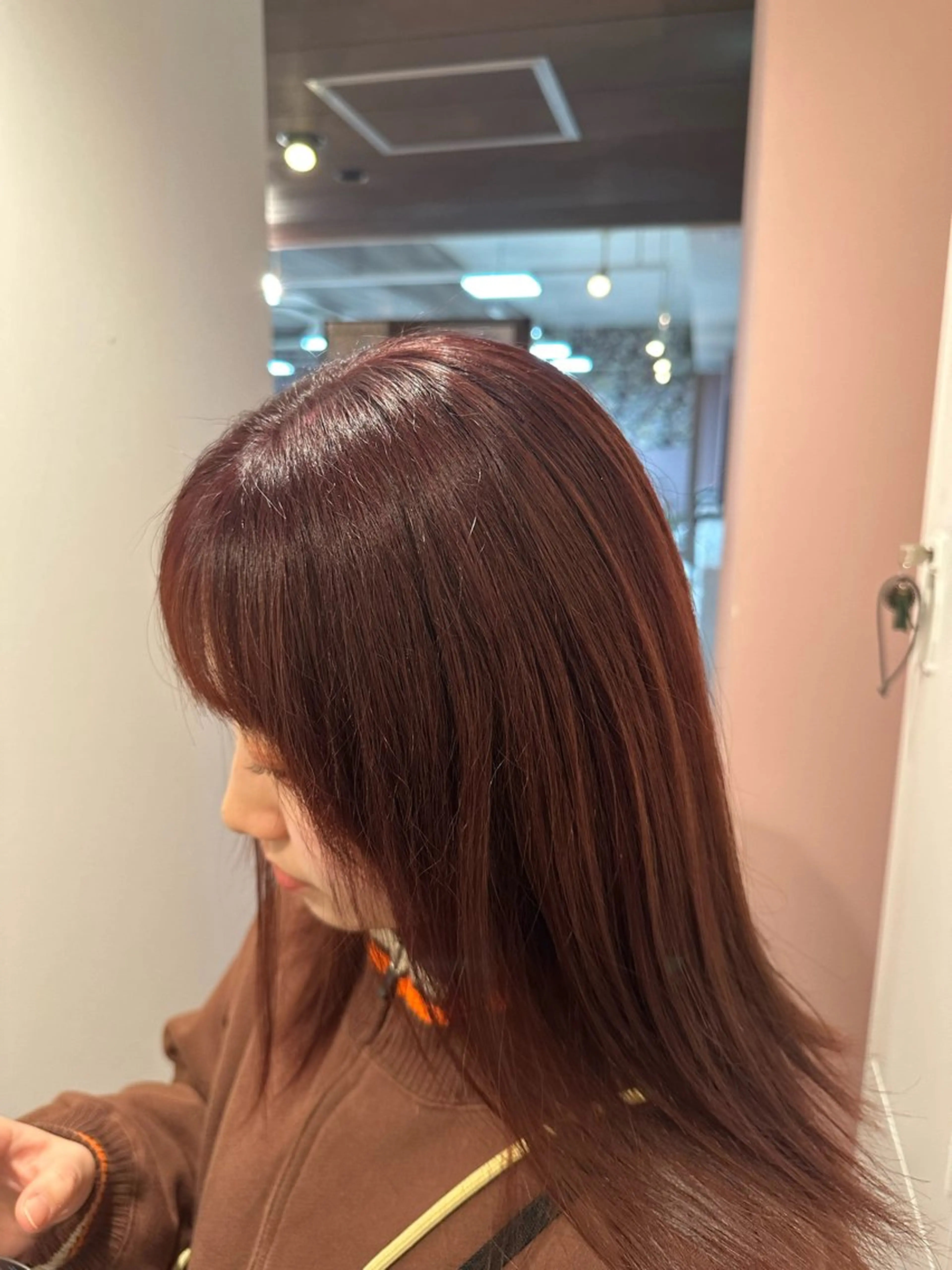 【🌱平日限定🌱】　艶髪カラー➕髪質改善トリートメント✨の写真