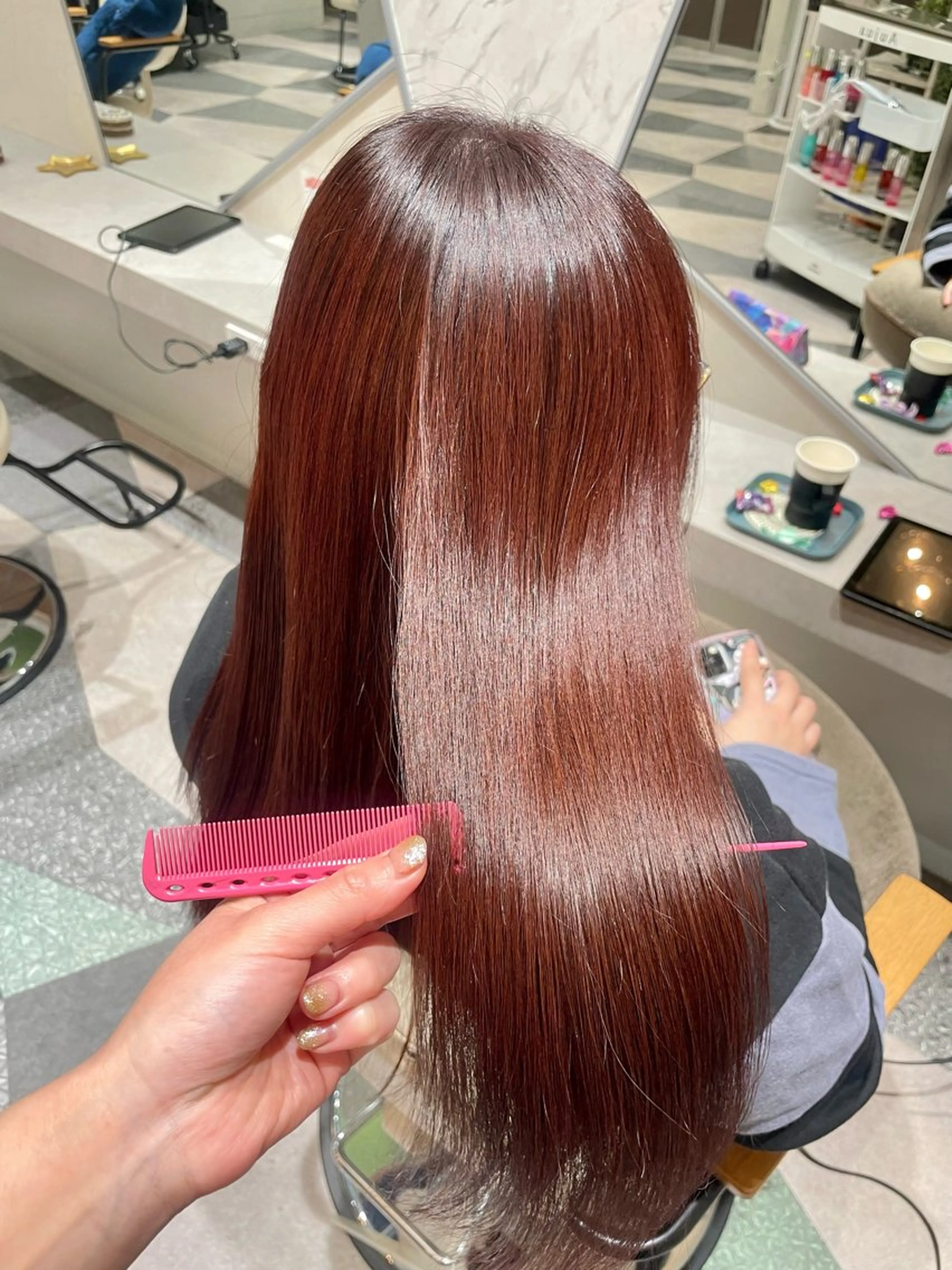 デザインcut＋透明感up!color＋3steptreatmentコース✨の写真