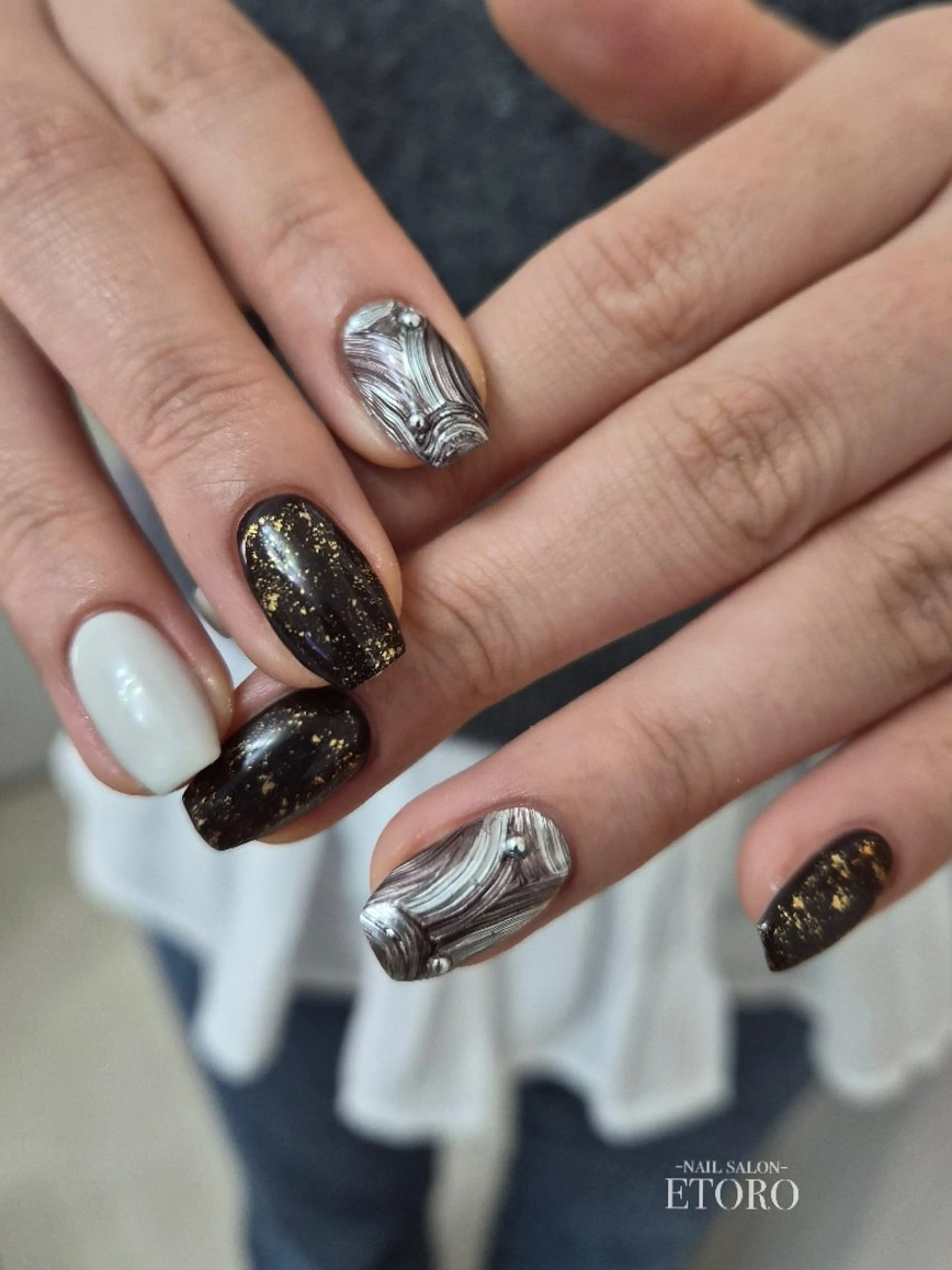 ネイル ハンドネイル -NAIL SALON-　ETORO所属・ishibashi himawariのネイルデザイン