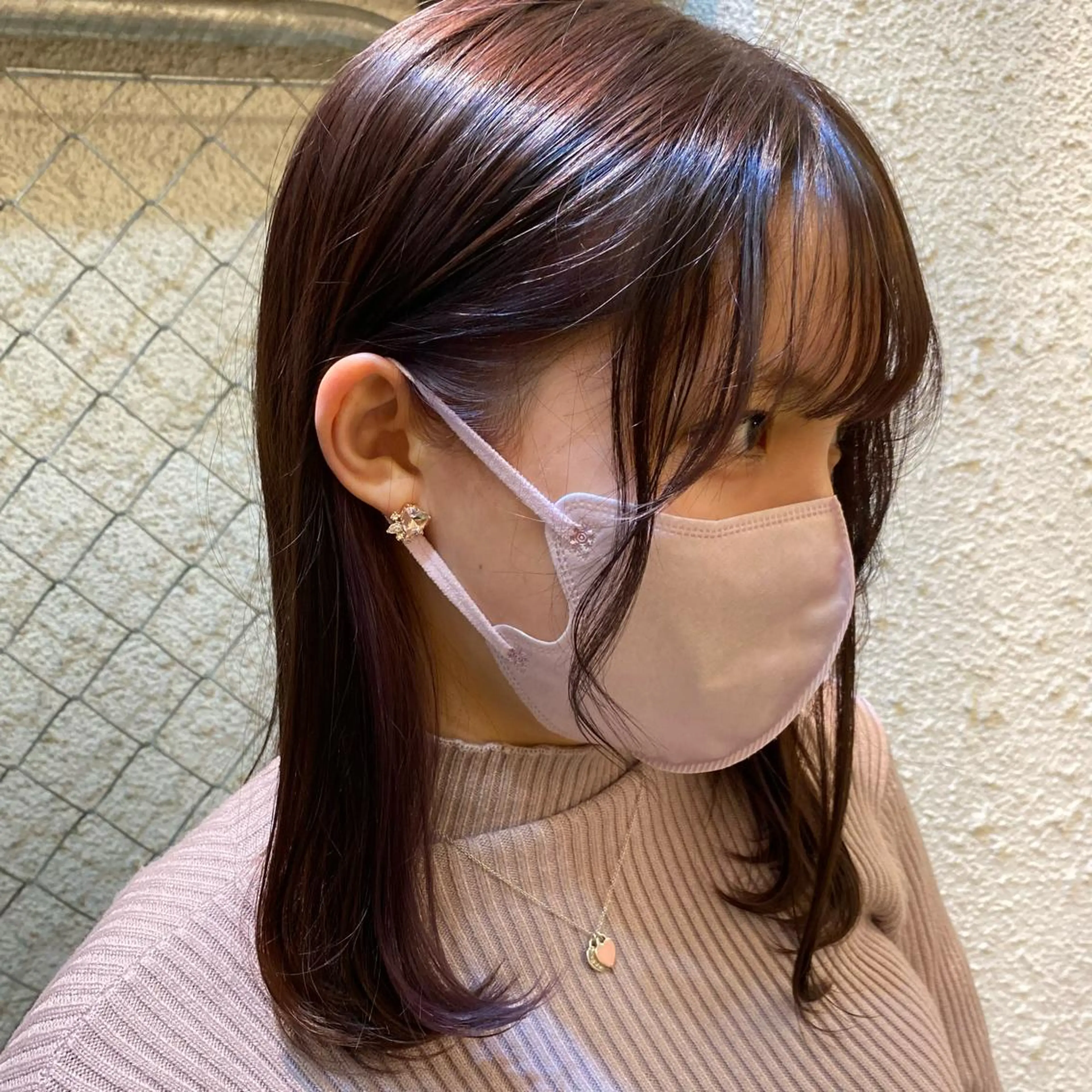セミロング カラー 暖色艶color / ボブ🦩Rioのヘアスタイル