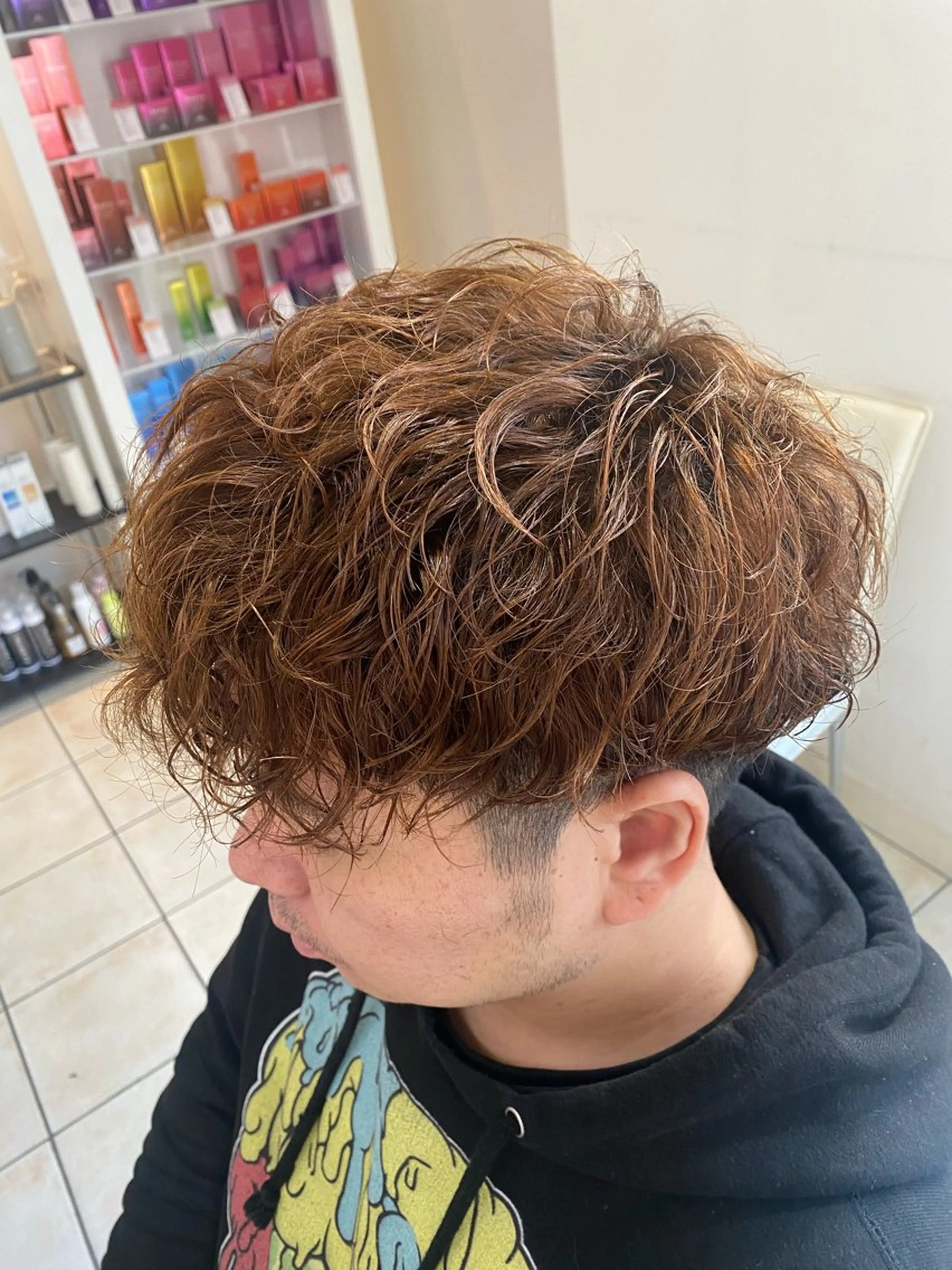 ショート パーマ メンズ メンズ😎モテヘア ♠️しおり♠️のヘアスタイル