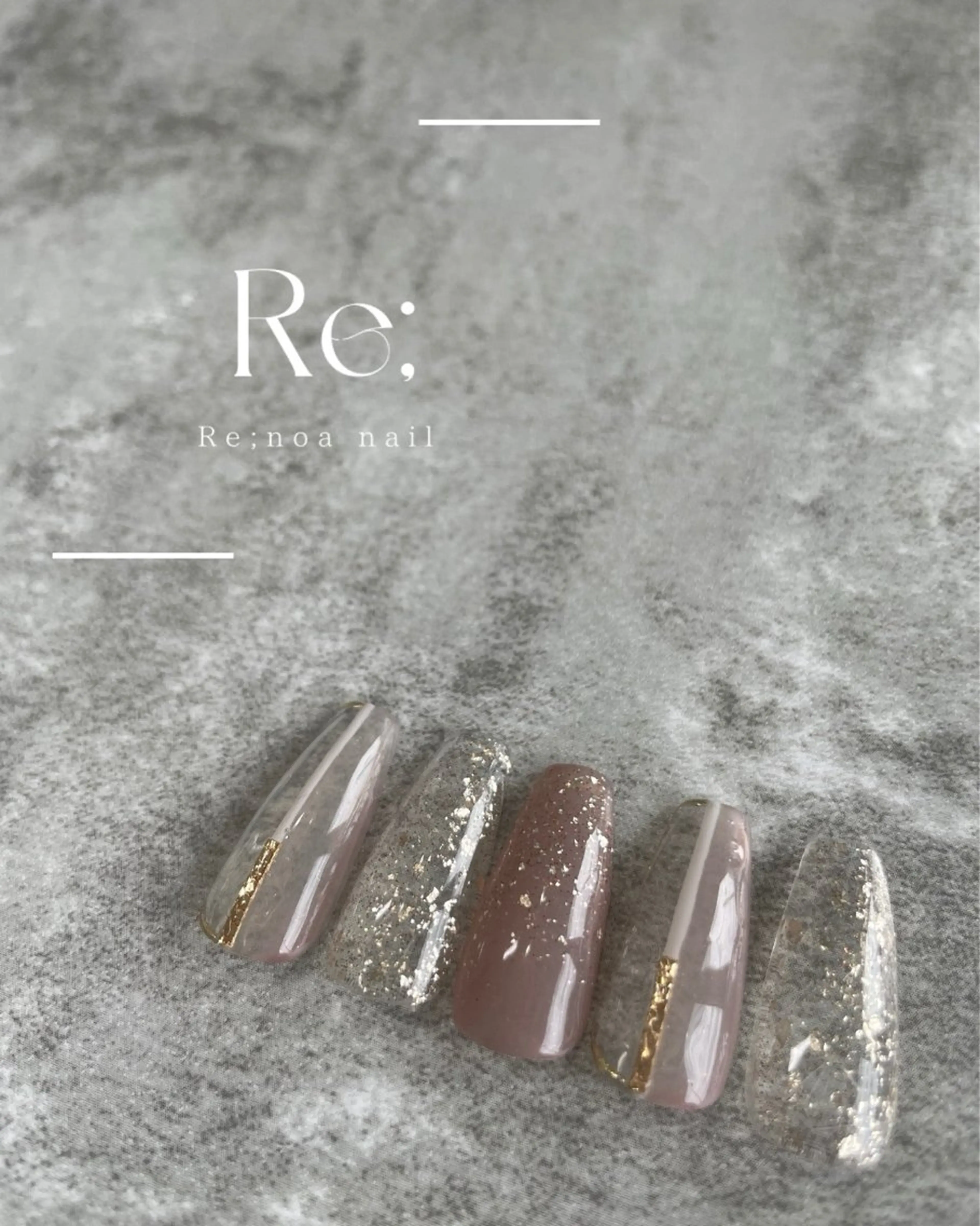 ネイル ジェルネイル キラキラネイル ラメ(グリッター) ラメグラデーション ミラーネイル ハンドネイル Re;noa nail所属・Re;noa nailのネイルデザイン