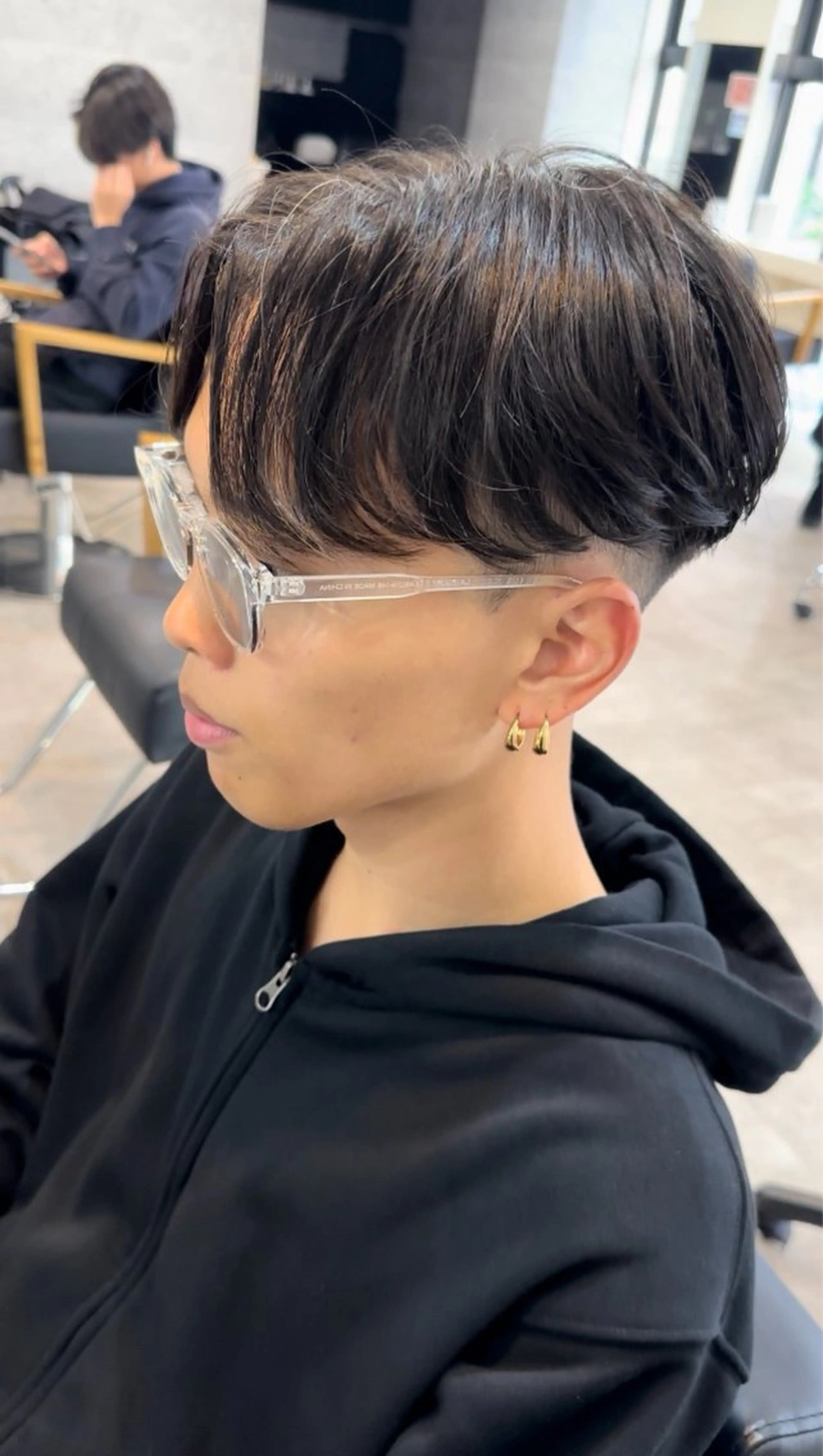 パーマ メンズ センターパート Bleachi 大宮West所属・鈴木拓也 メンズカットのヘアスタイル