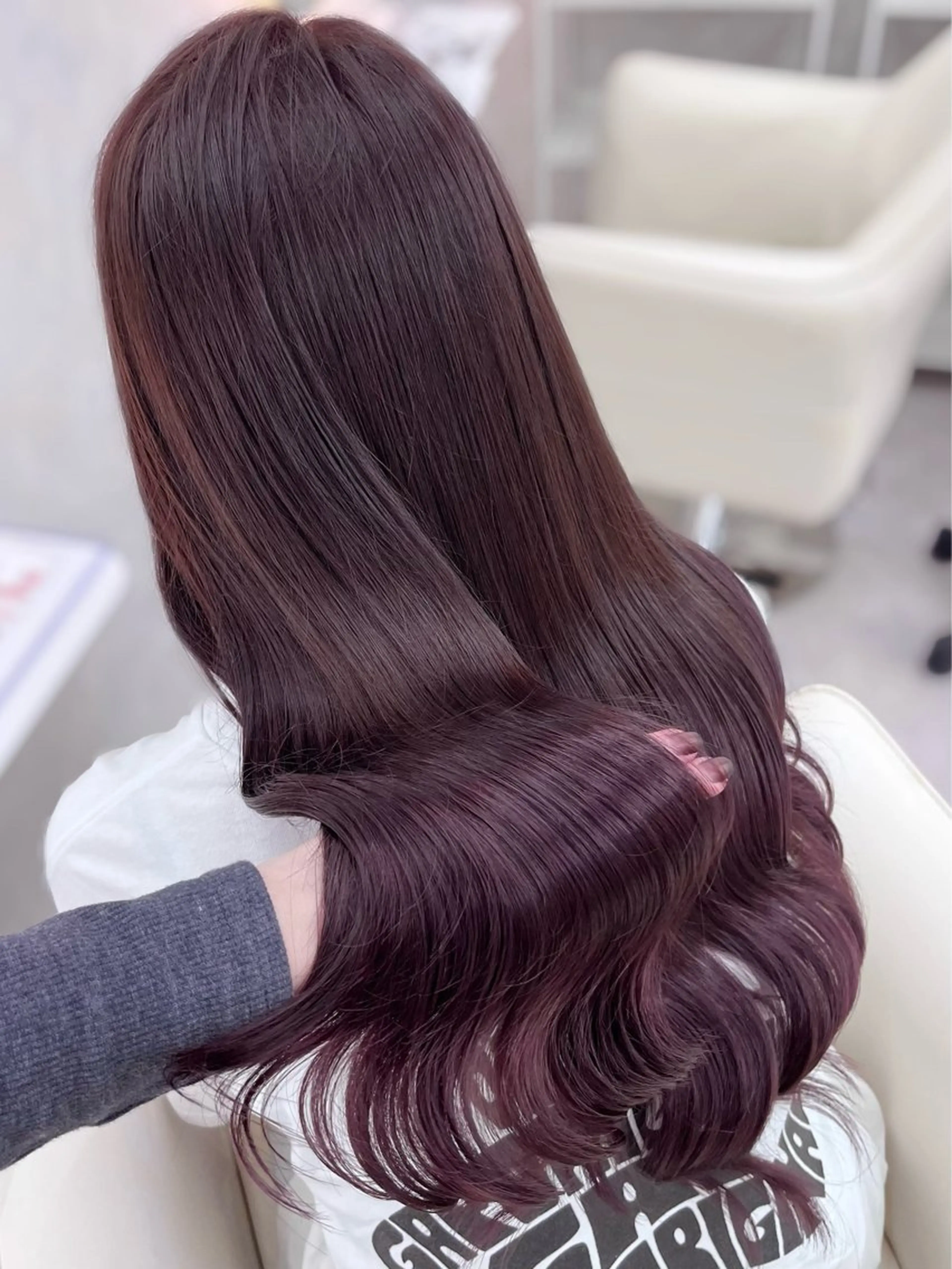 《ご新規様限定価格》⭐️🍒透明感〈ブリーチ不使用〉カラーオンカラー🍒⭐️1stepトリートメント付きの写真