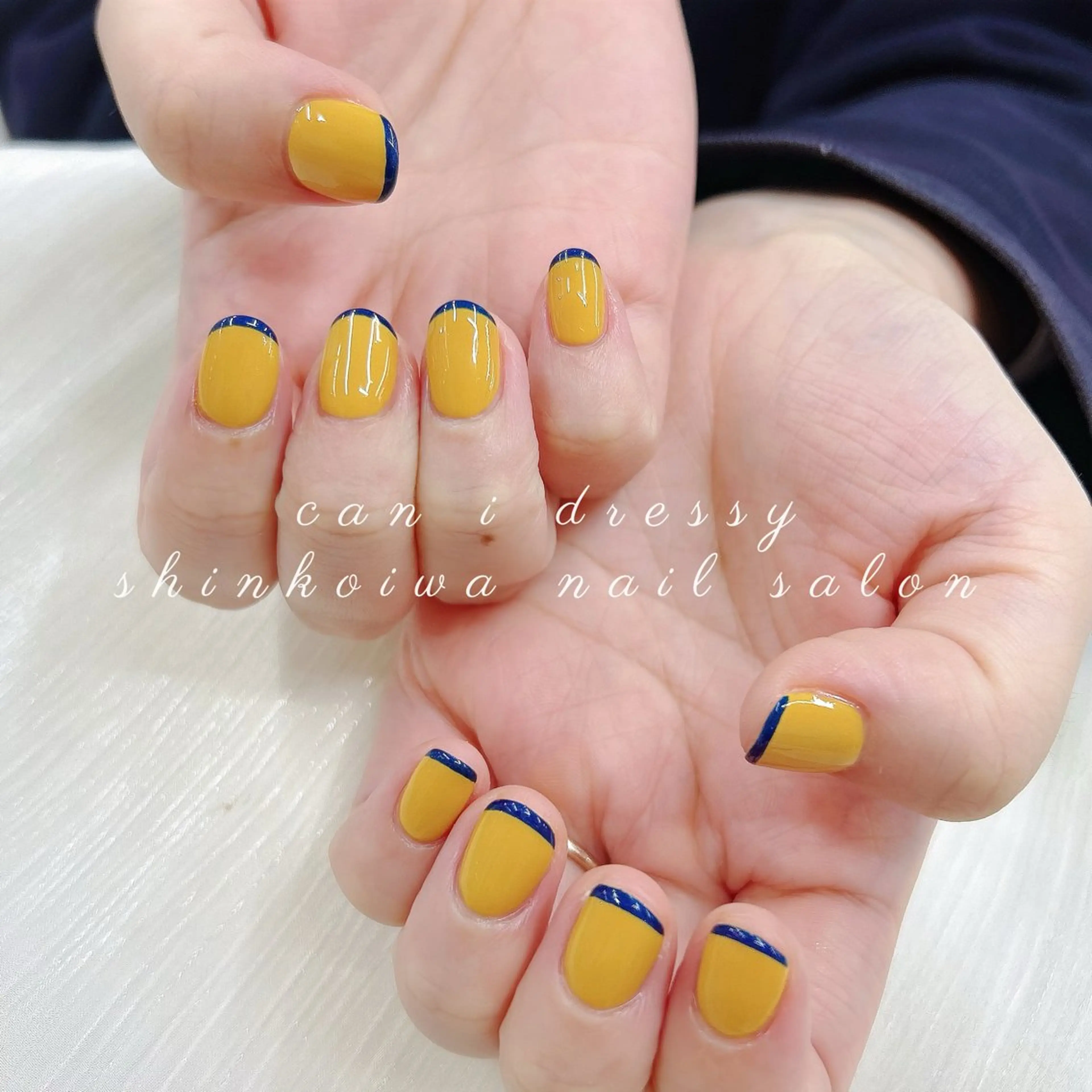 ネイル フレンチネイル ワンカラーネイル キャンアイドレッシー 新小岩のネイルデザイン