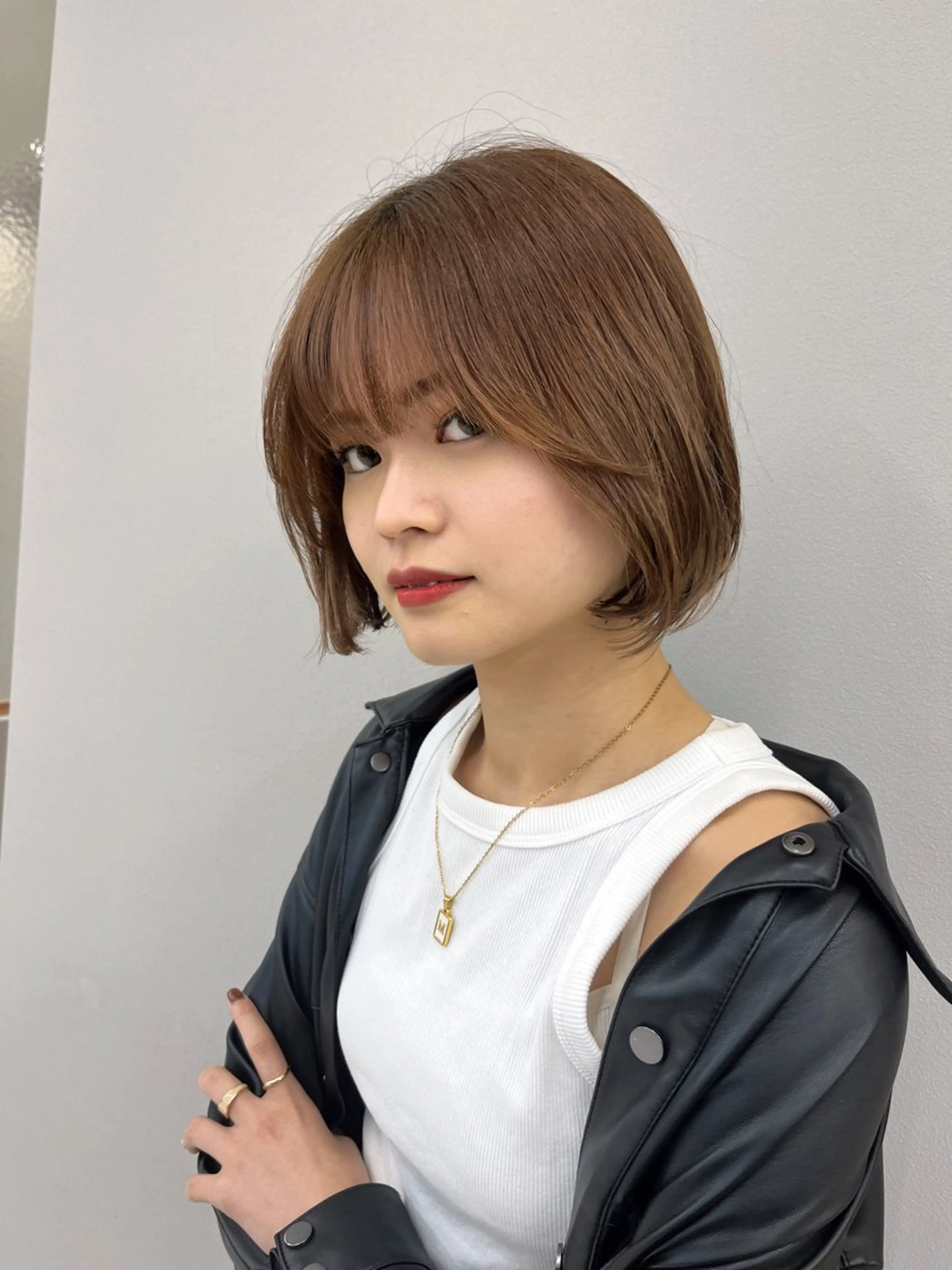 ショート カラー 池袋/似合わせ/縮毛 髪質改善【ugen】のヘアスタイル