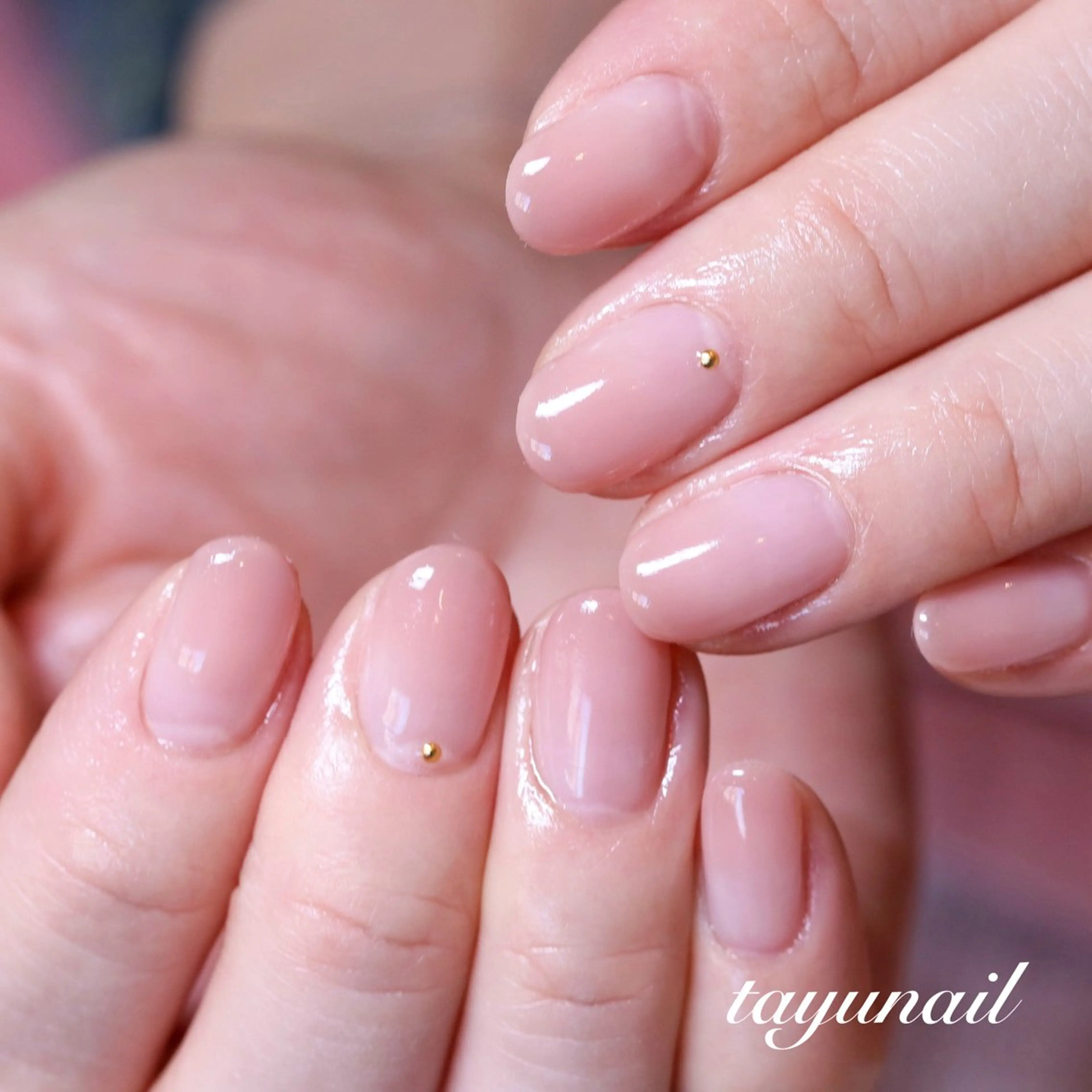 ネイル ジェルネイル グラデーション パラジェル 冬ネイル ネイルサロン・ネイルスクール　たゆnail所属・ネイルサロン 【たゆnail】のネイルデザイン