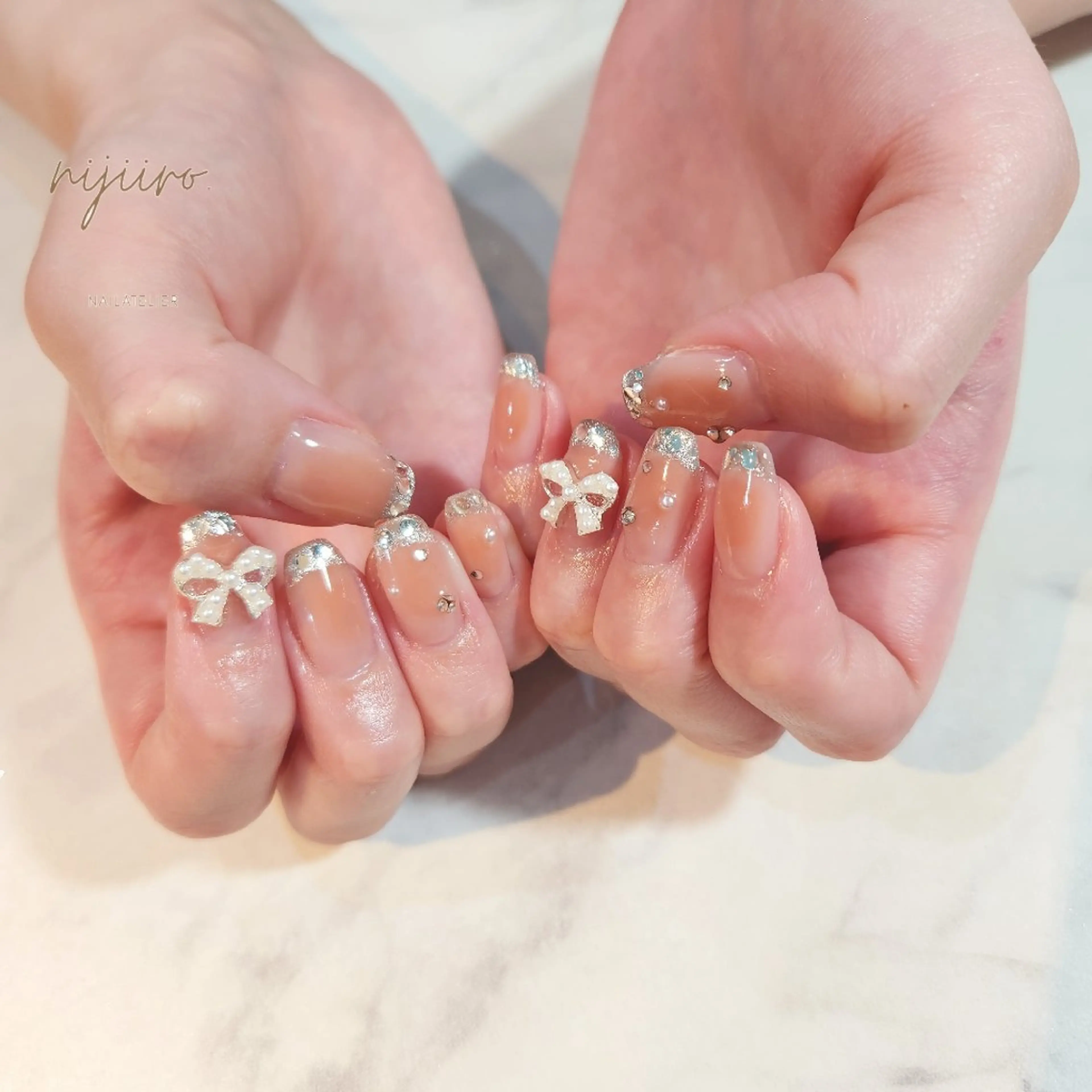 ネイル ハンドネイル nailatelier nijiiro.所属・nijiiro🌈 サトウのネイルデザイン