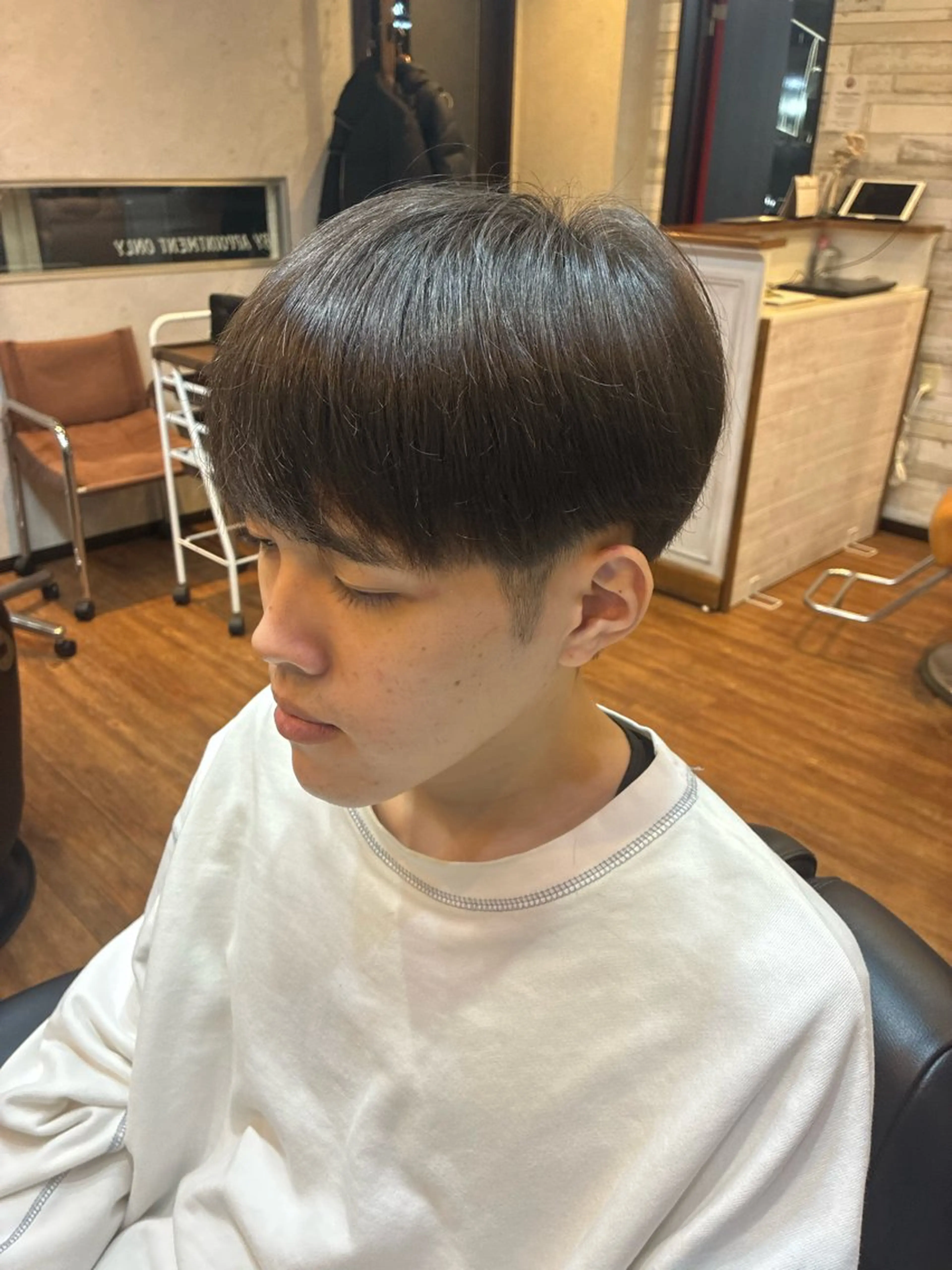 メンズ マッシュ 刈り上げ RAI /メンズ カットモデル募集✨のヘアスタイル