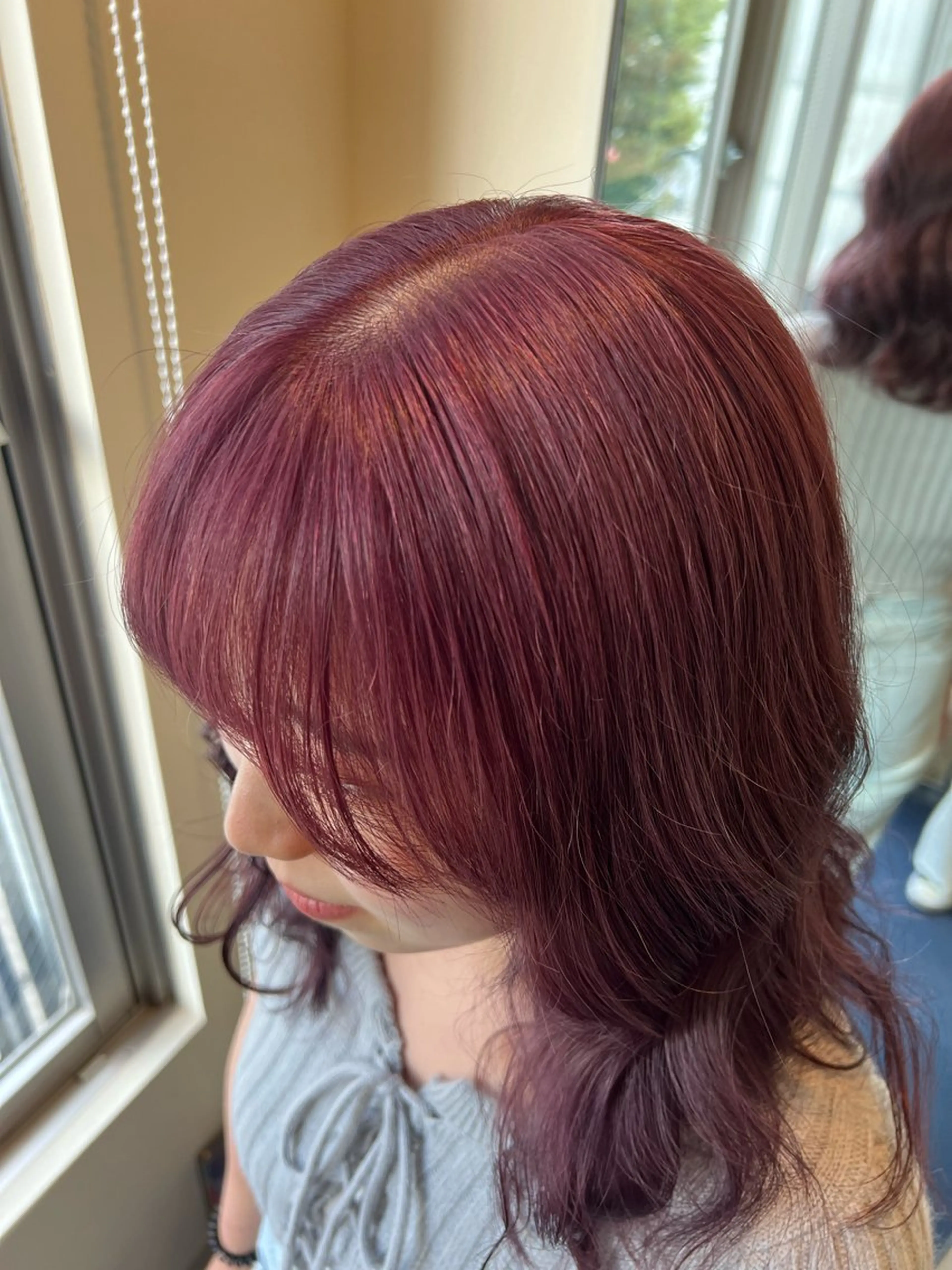 セミロング カラー ヘアカラー Hanna by W_SALONのヘアスタイル