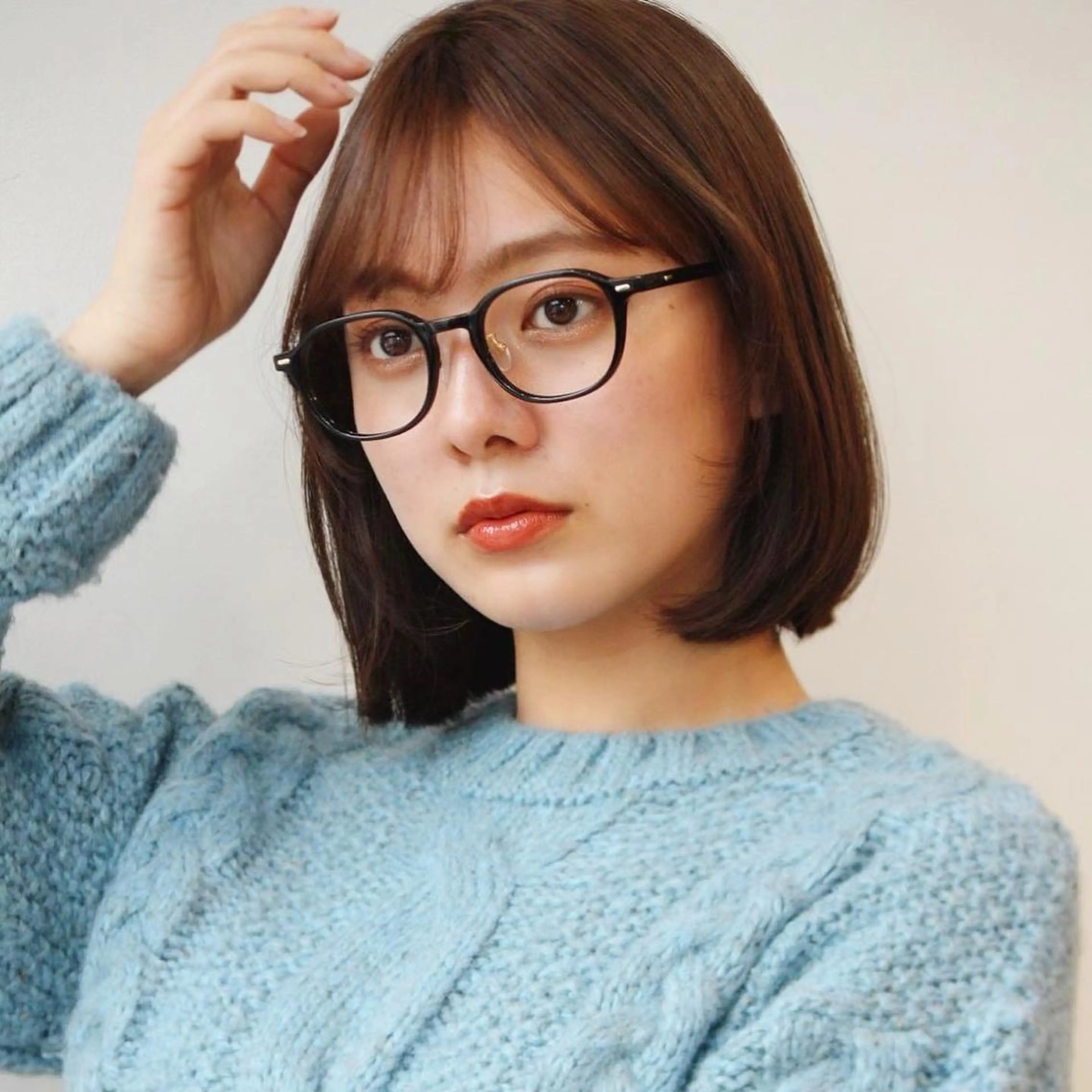 ミディアム カラー 🌱小顔ヘア/ボブ ミディアム/双葉🌱のヘアスタイル