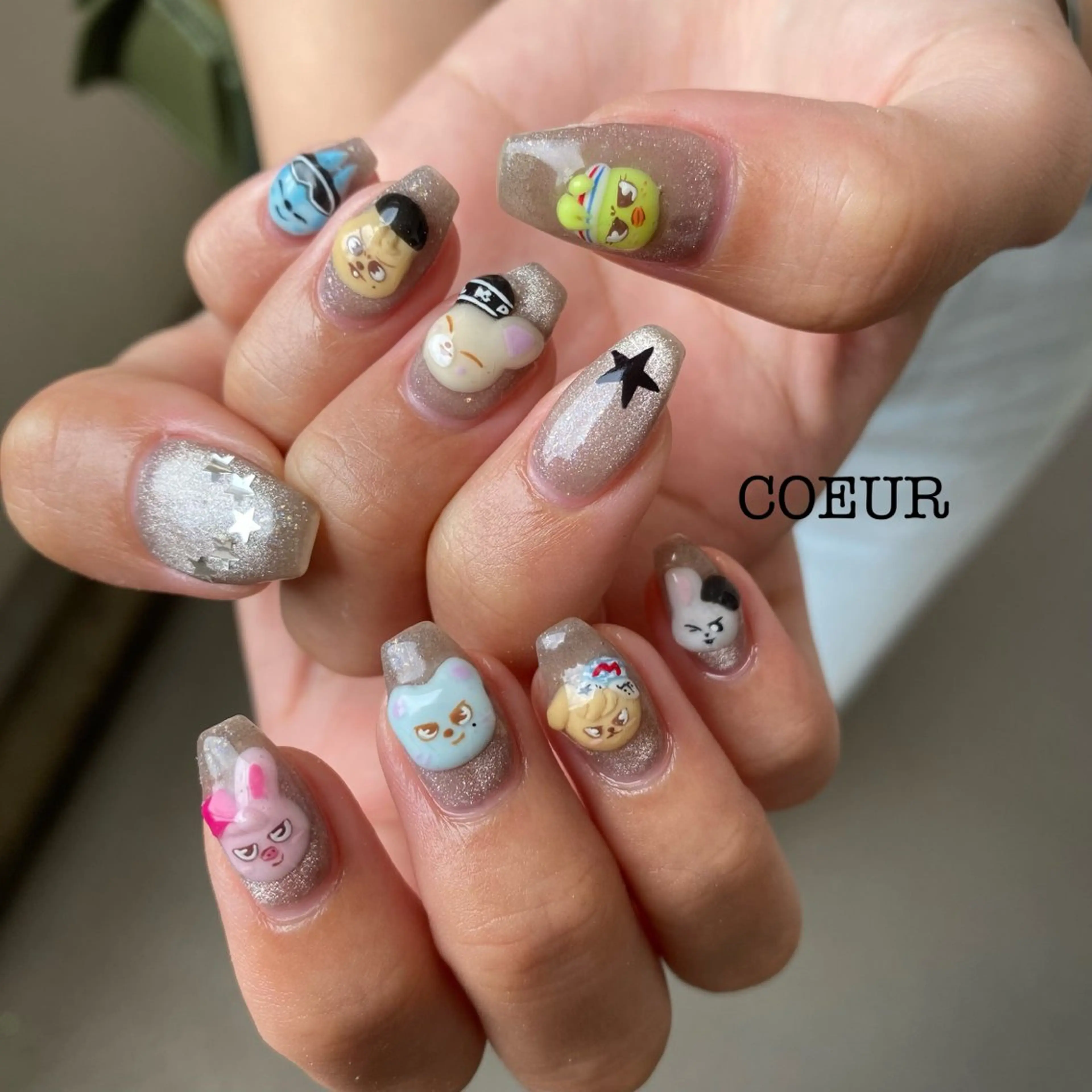 ネイル ハンドネイル COEUR✴︎ yukikaのネイルデザイン