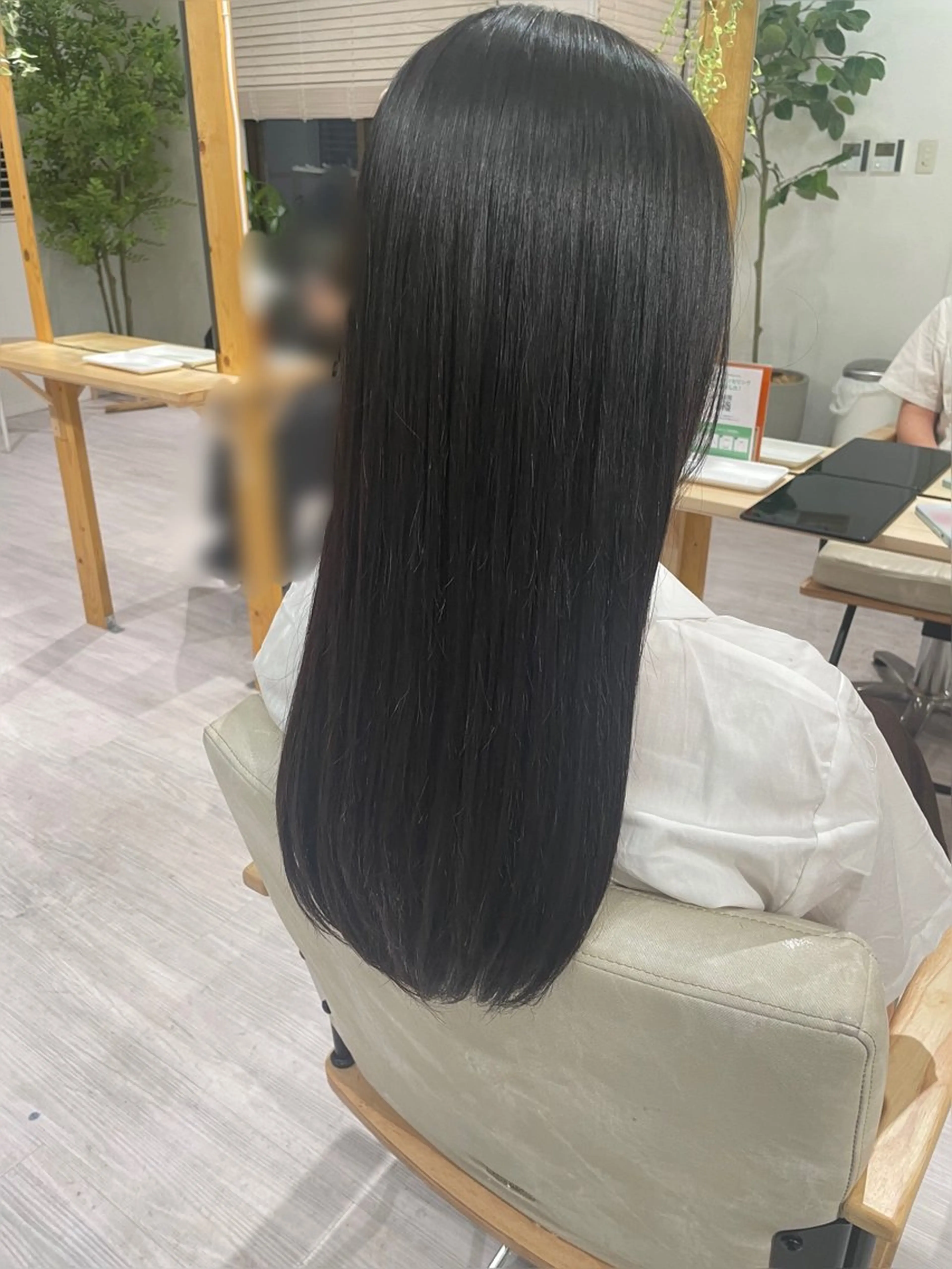 セミロング 縮毛矯正 〘 ROSSO〙 yunonのヘアスタイル