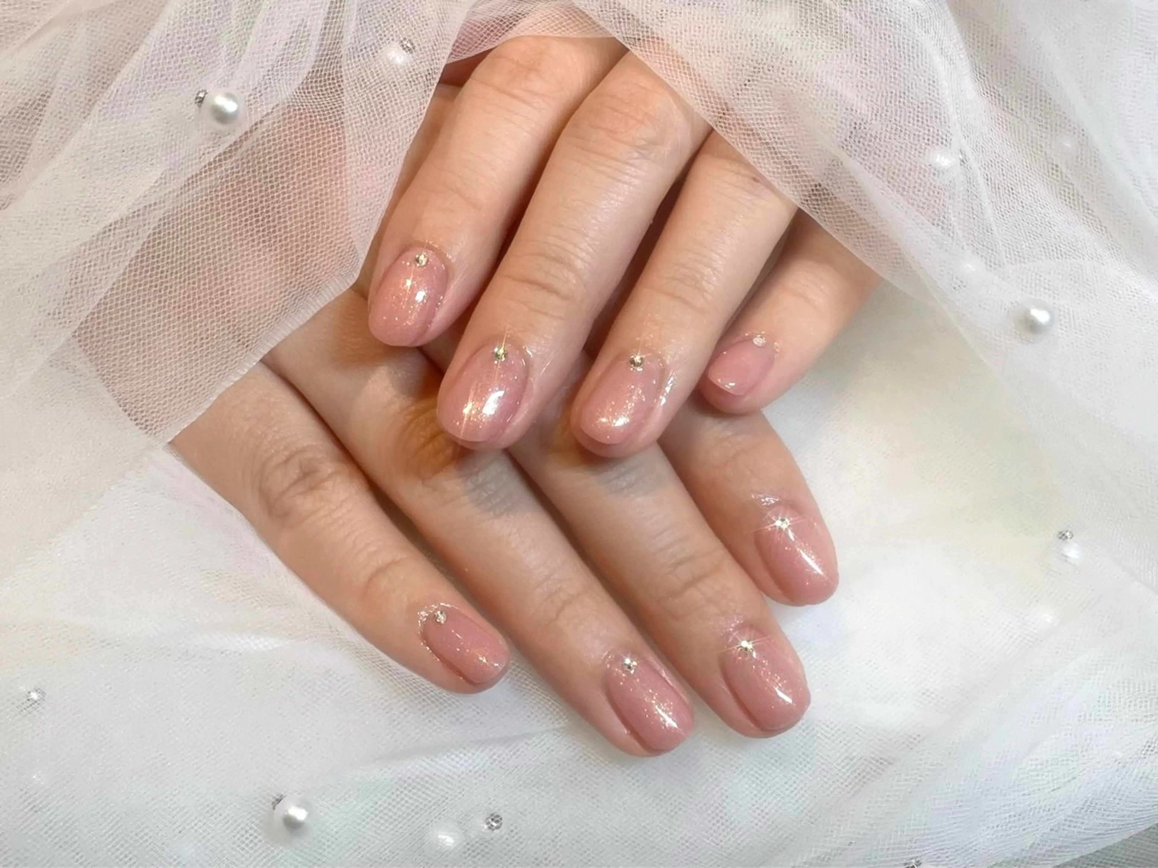 ネイル ラメ(グリッター) ワンカラーネイル ハンドネイル ANDY💫 KANONのネイルデザイン