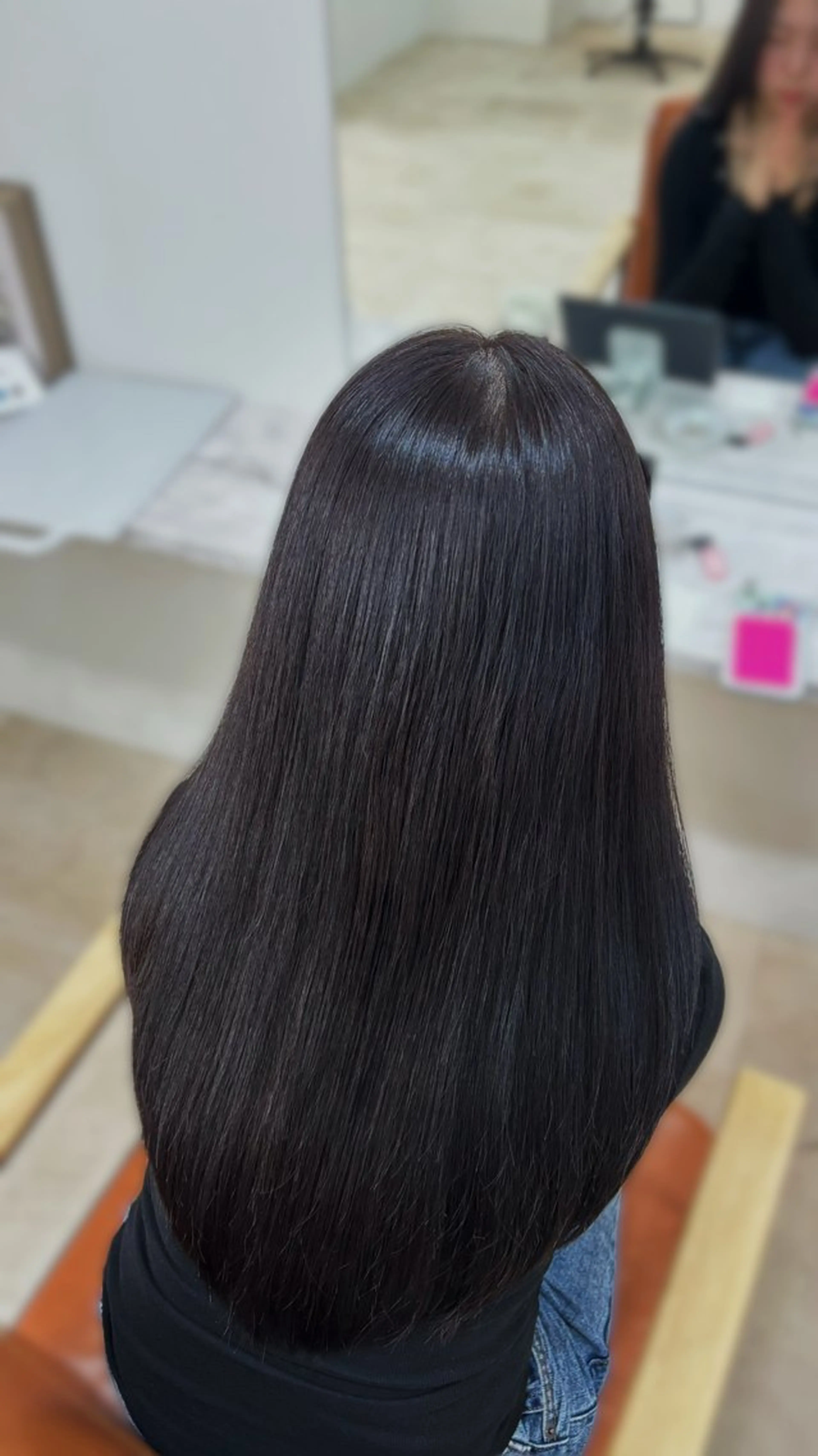 ロング カット ヘアカラー Angelica manaのヘアスタイル