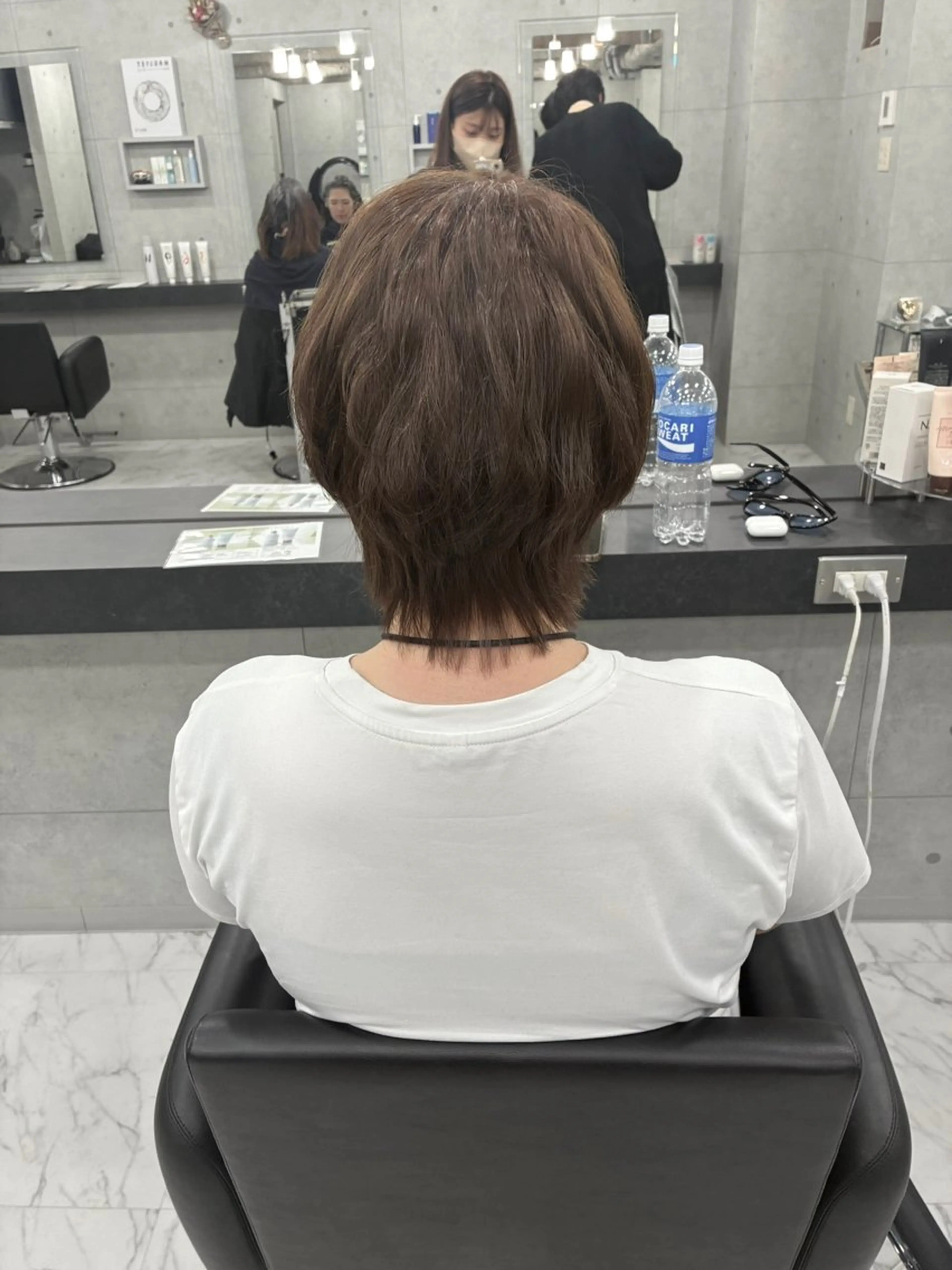 ミディアム カラー カット ヘアカラー トリートメント Endearing所属・Endearing 北澤那未🌟銀座のヘアスタイル