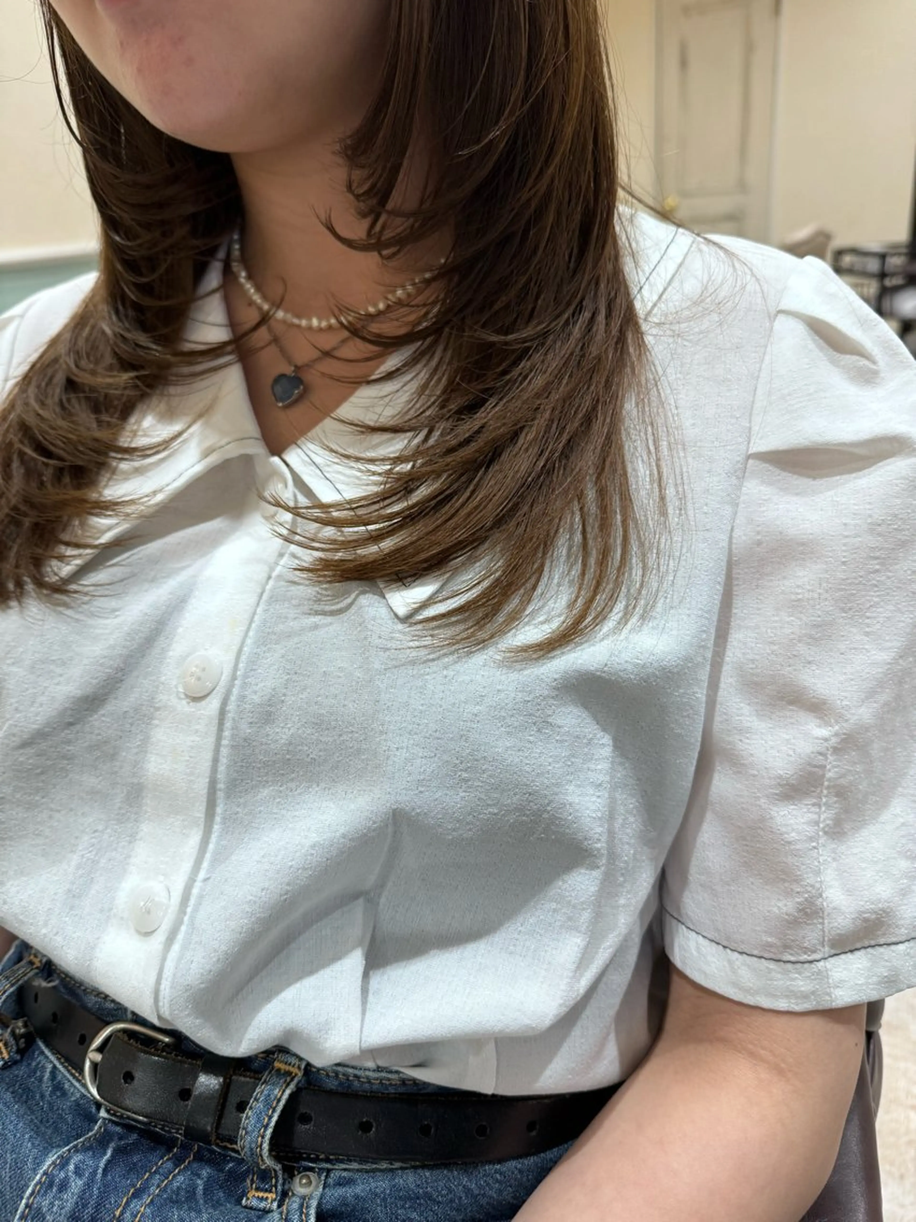 ロング カラー 髪質改善 レイヤーカット ロング トリートメント カット ヘアカラー トリートメント 新越谷noble店長 松本拓也▶◀*.のヘアスタイル