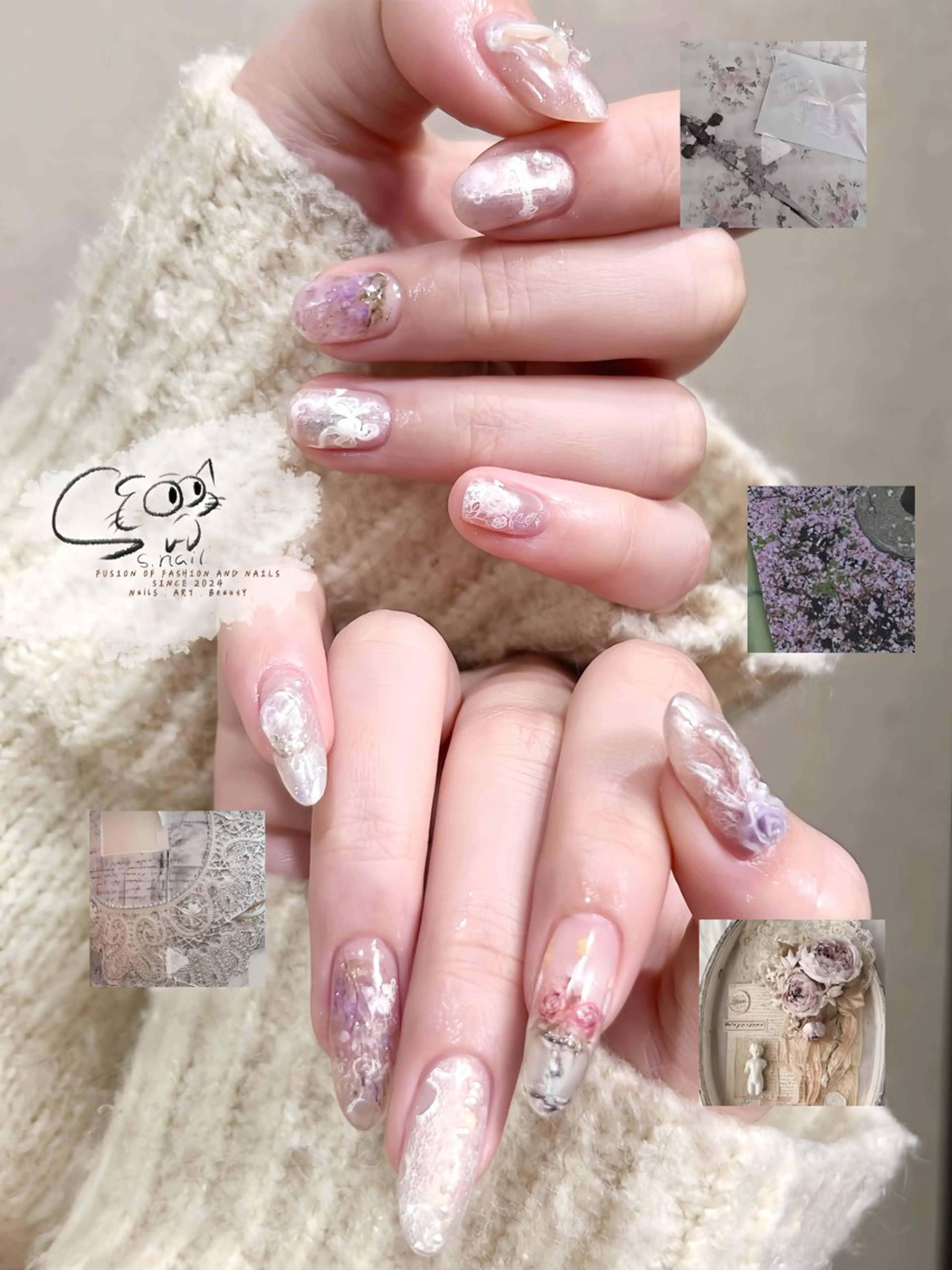 ネイル アートネイル チークネイル フレンチネイル グラデーション マグネットネイル ハンドネイル S.nail所属・S.nail _のネイルデザイン