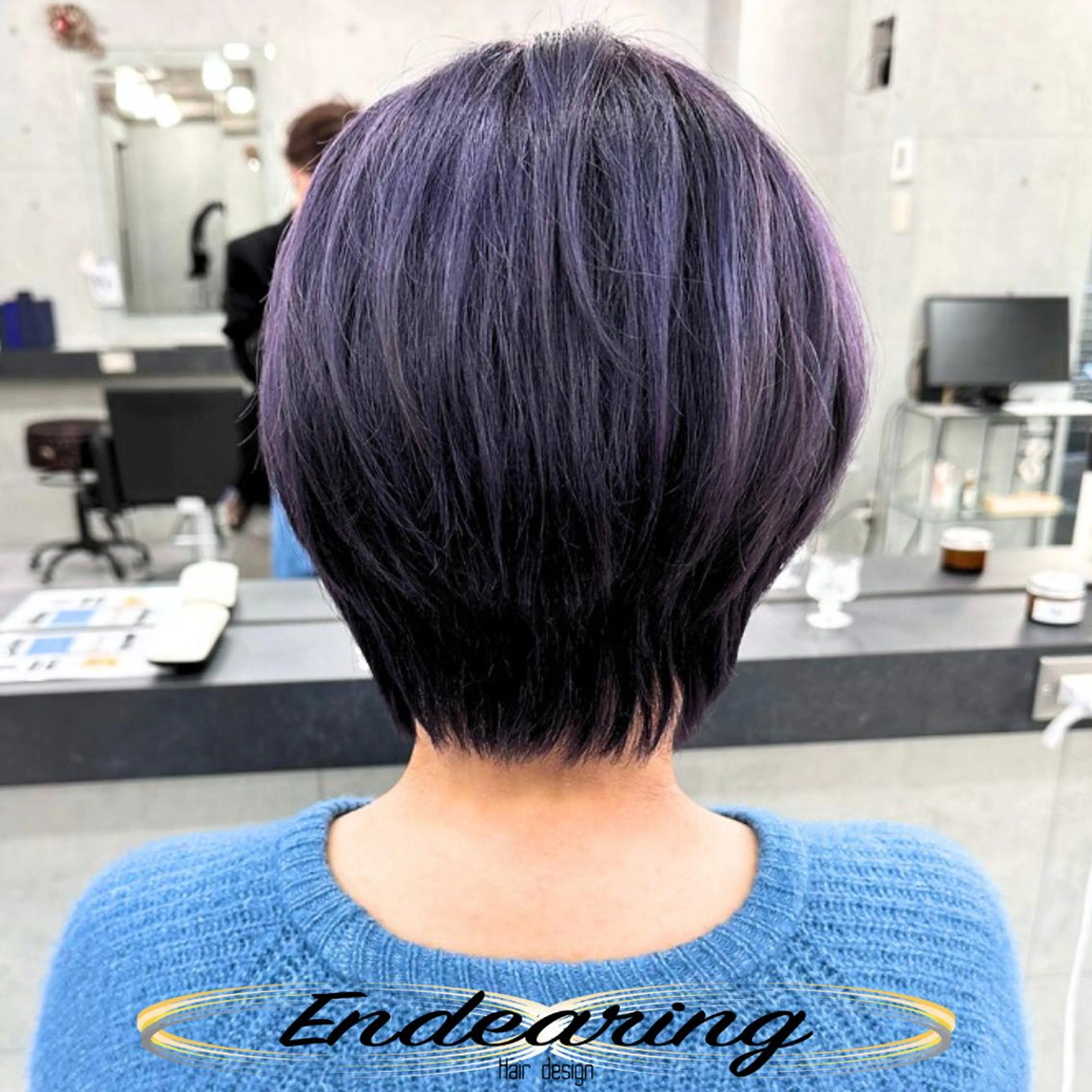 ショート ショートレイヤー レイヤーカット ショートヘア 小顔カット ヘアカラー Endearing 銀座/YOKOのヘアスタイル
