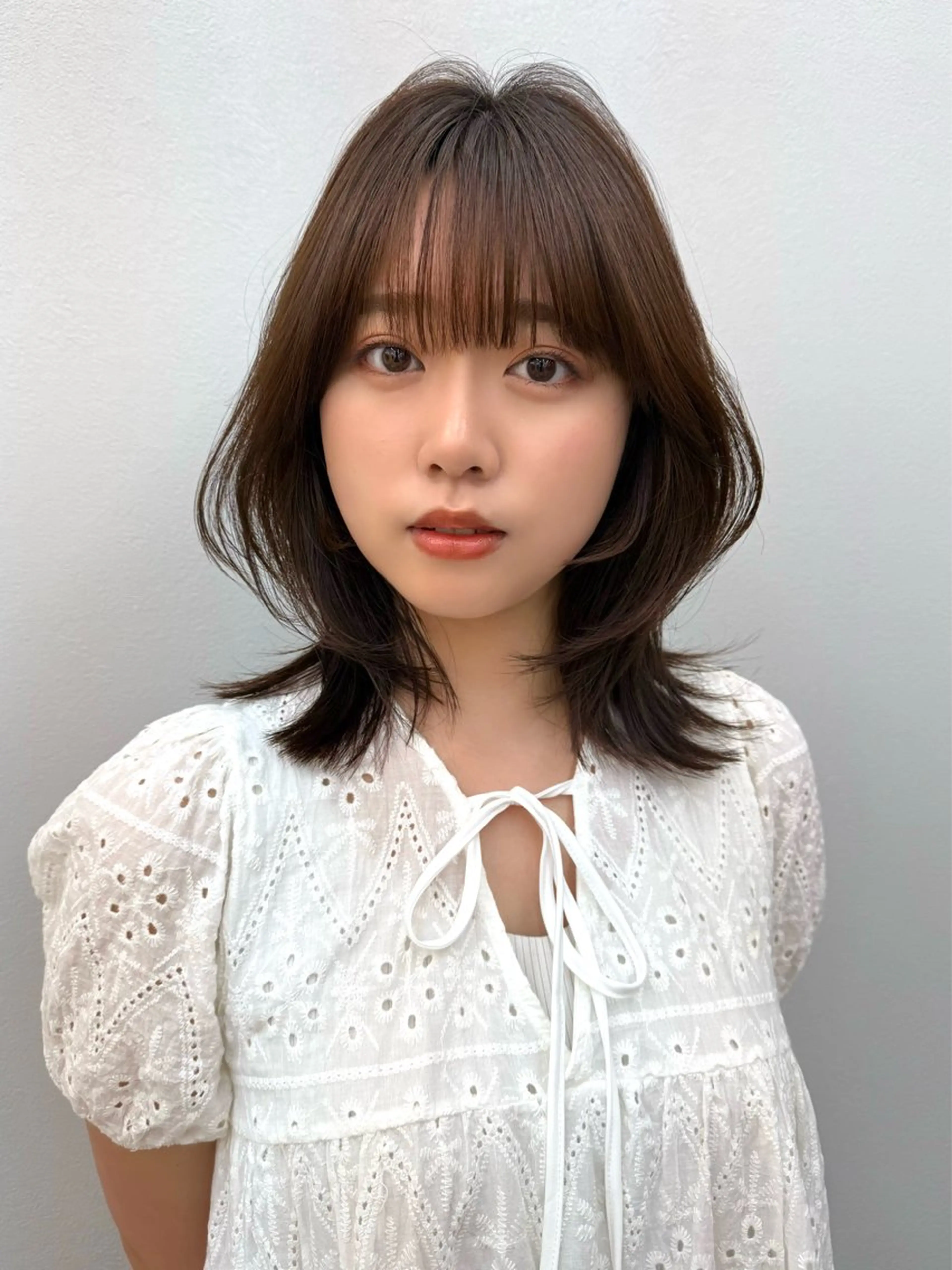 ミディアム カット ヘアカラー トリートメント ✨髪質改善/レイヤー ✨川合佑哉のヘアスタイル