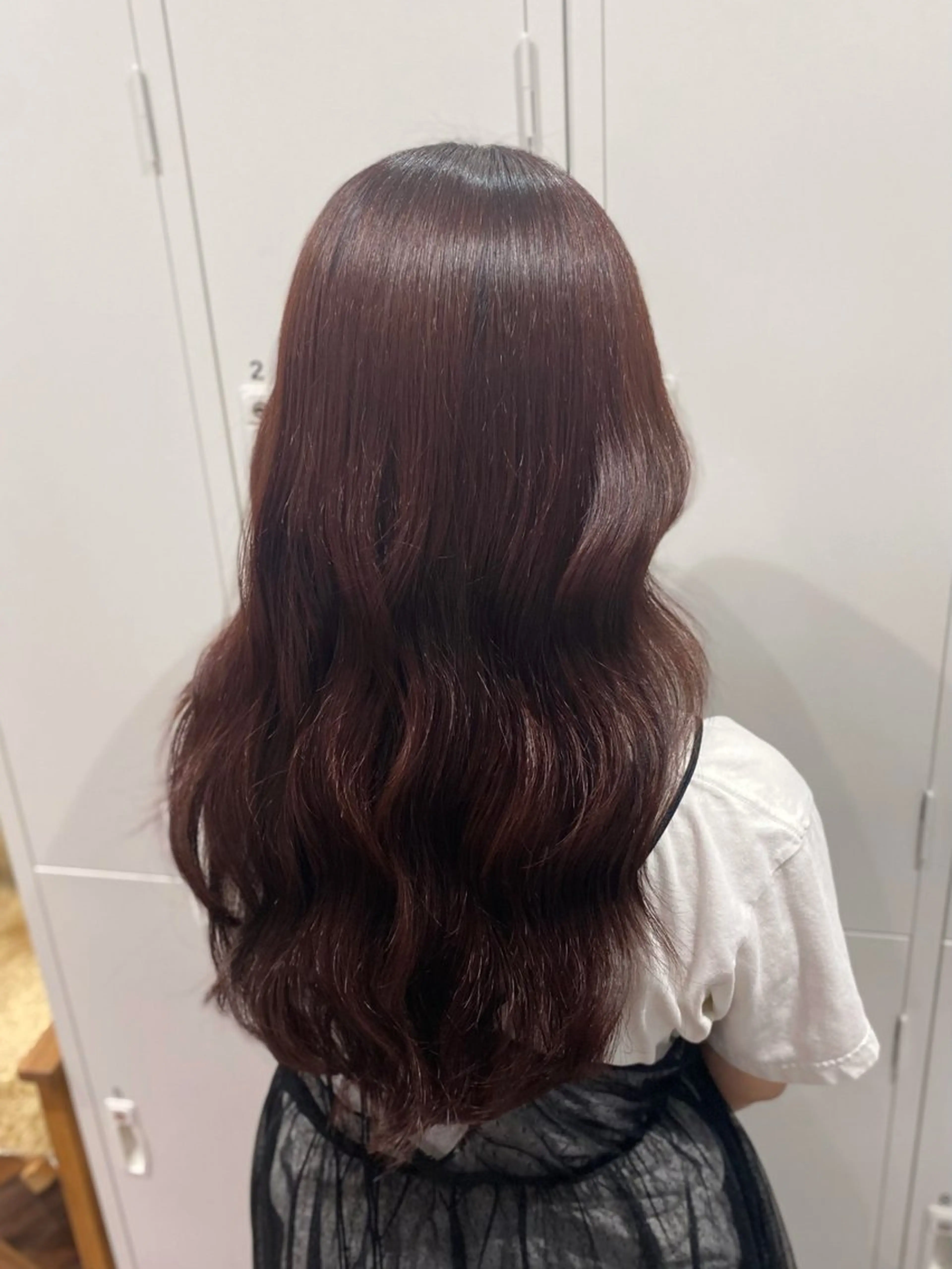 ロング カラー 透明感カラー カット ヘアカラー トリートメント shiori/透明感 /顔周り/髪質改善のヘアスタイル