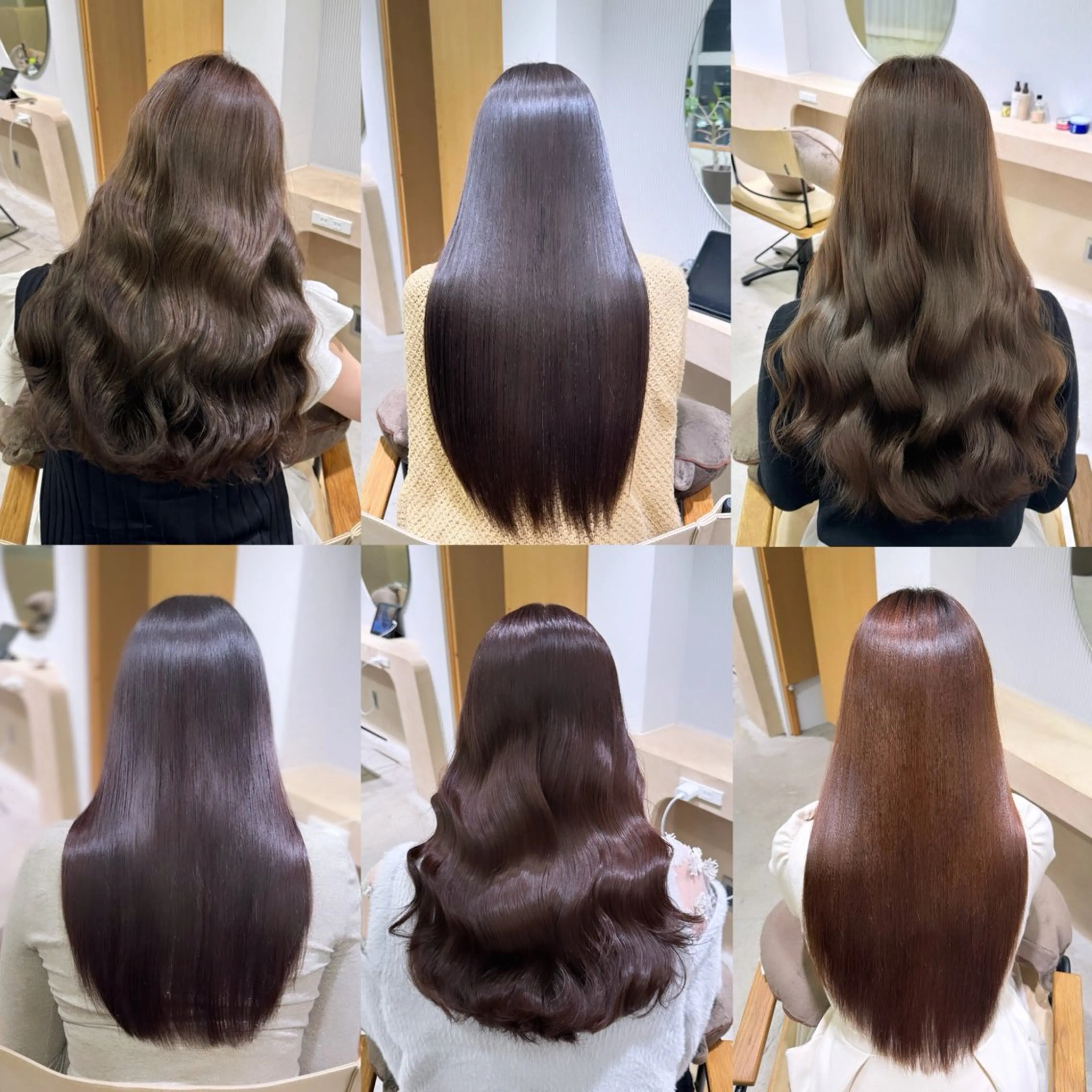 カラー 縮毛矯正 ヘアカラー ulu名古屋栄所属・落合しほ/韓国ヘア/ 髪質改善/縮毛矯正のヘアスタイル