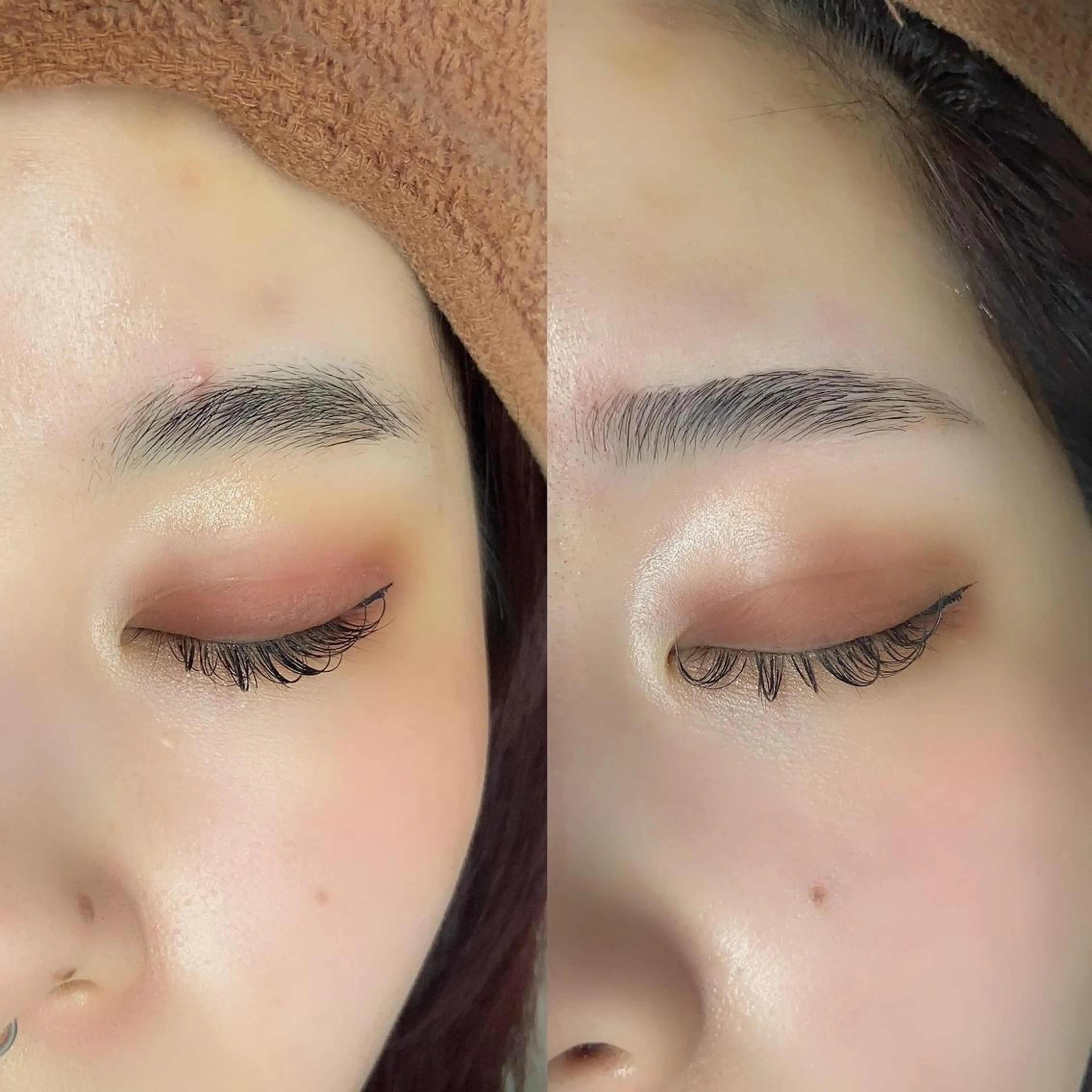アイブロウ ハリウッドブロウリフト 韓国束感まつ毛 💫 本町 淀屋橋/留美のマツエク・マツパデザイン