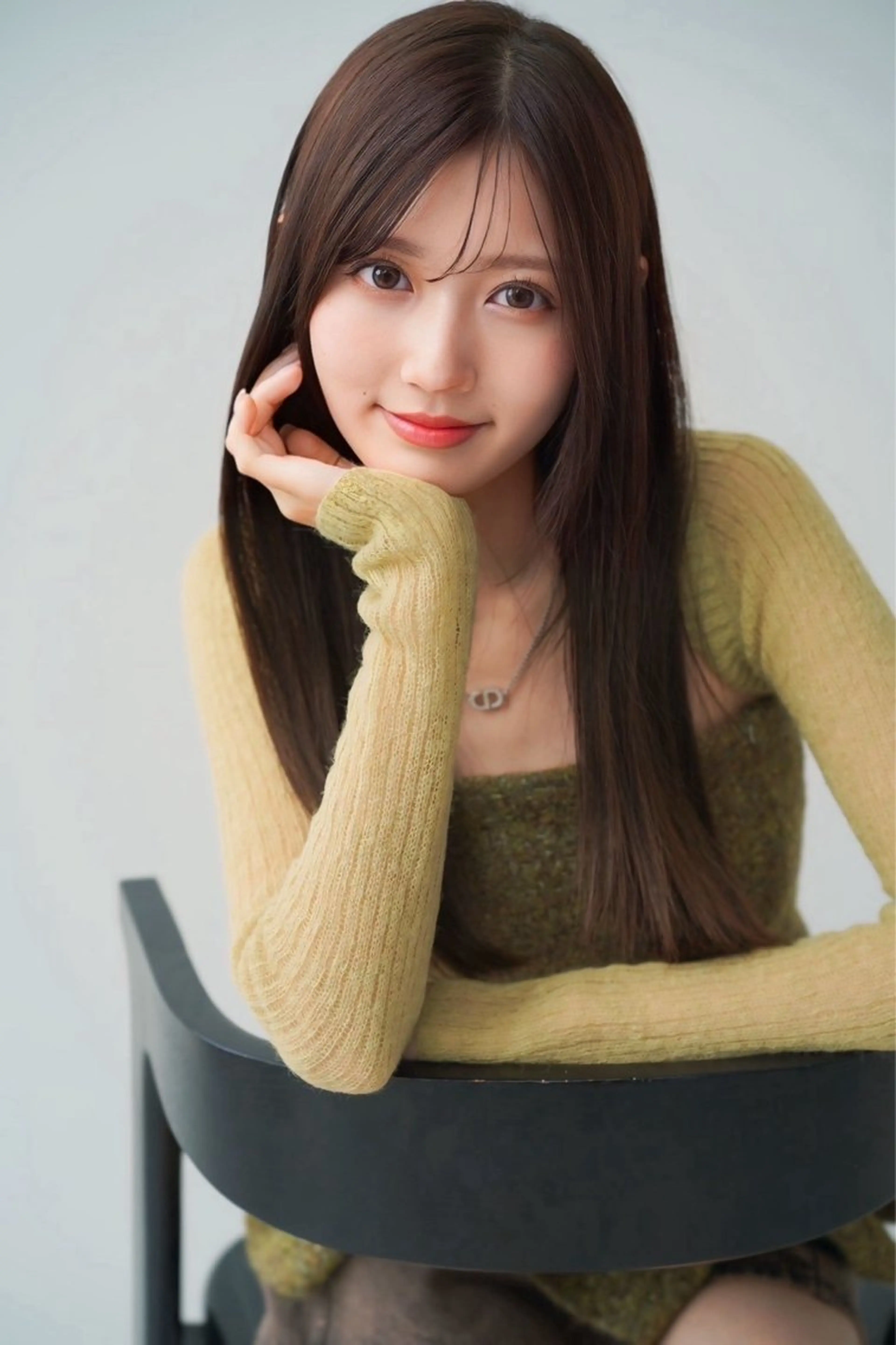 ロング カラー 縮毛矯正 トリートメント 本場の韓国ヘア/顔ま わりカット/リョウヤのヘアスタイル