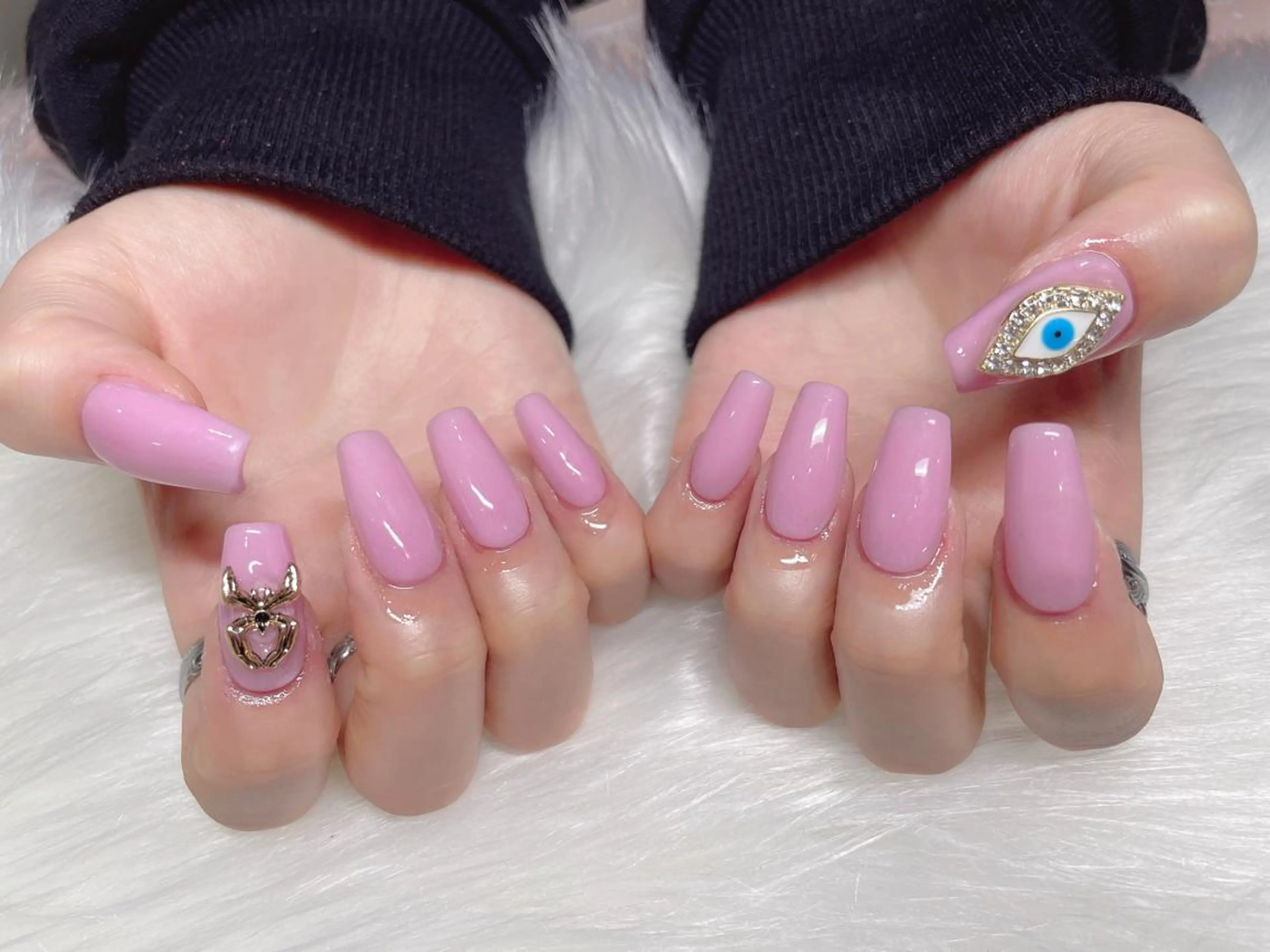 ミディアム ネイル 《LB》ラブリエ Nail&eyeのマツエク・マツパデザイン