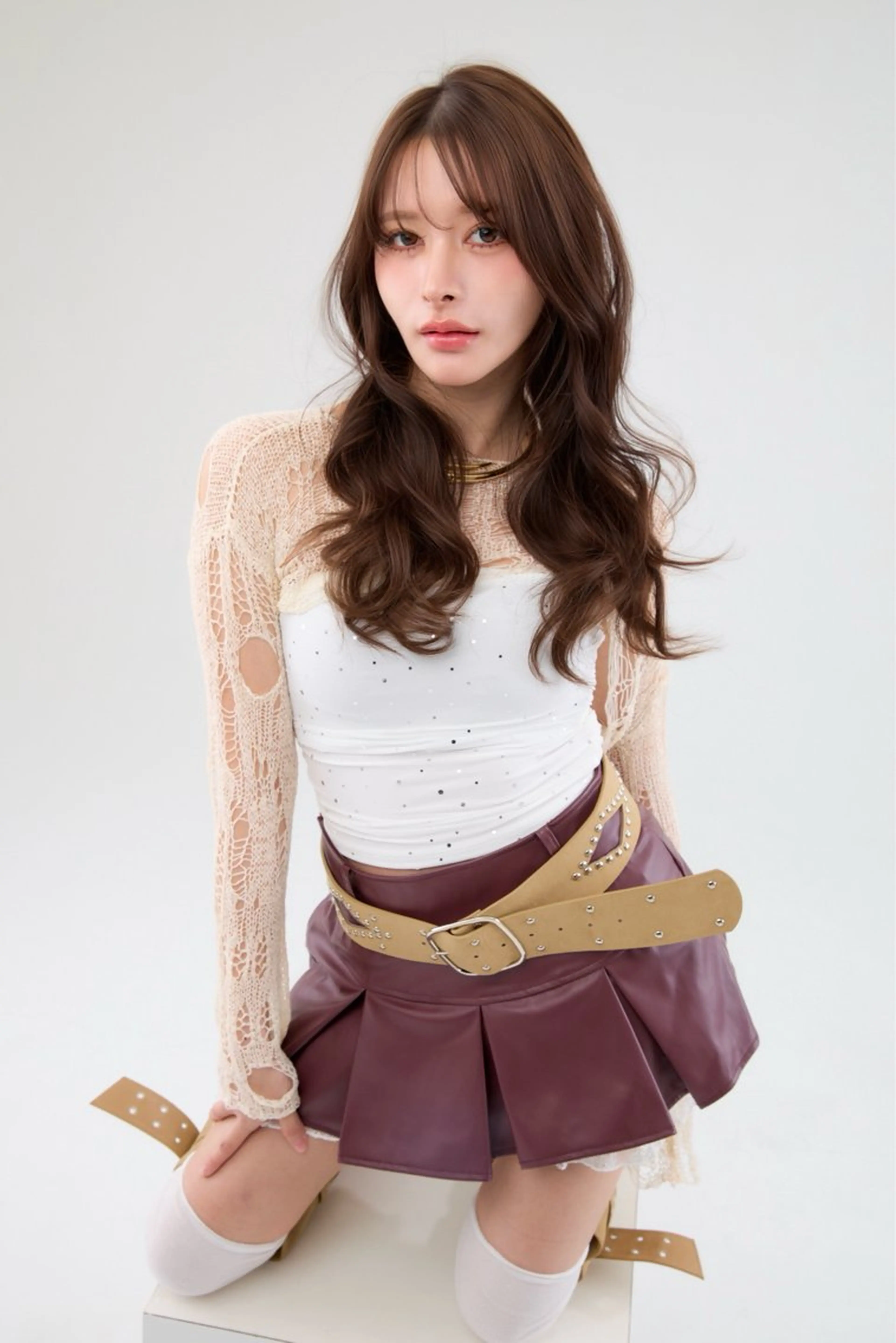 セミロング カラー ヘアアレンジ ONYX【オニキス】所属・韓国レイヤーカット/ 髪質改善/郷家拓斗のヘアスタイル